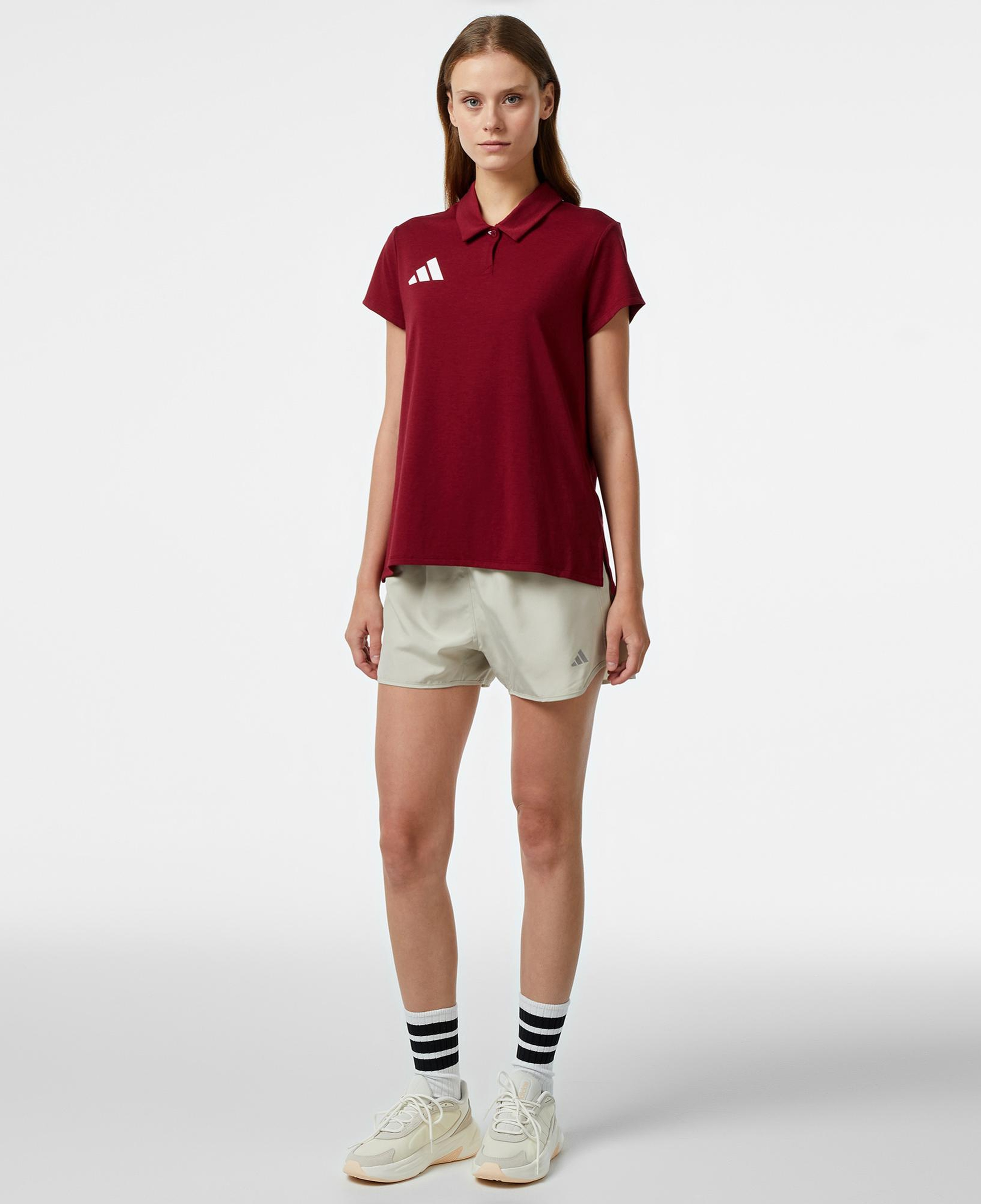 adidas Team Türkiye Kadın Kırmızı Günlük Polo