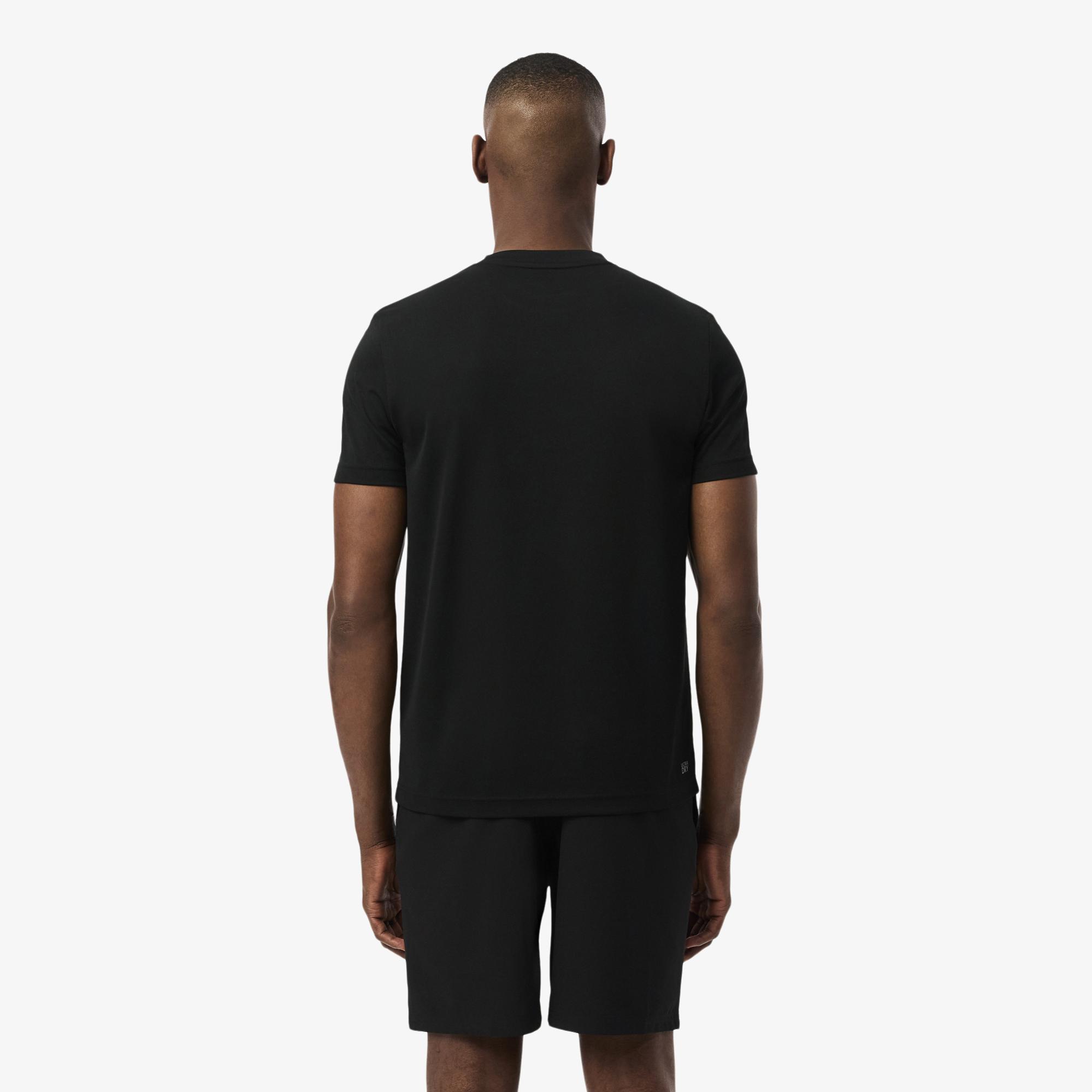 Lacoste Tennis x Novak Djokovic Erkek Regular Fit Siyah Şort