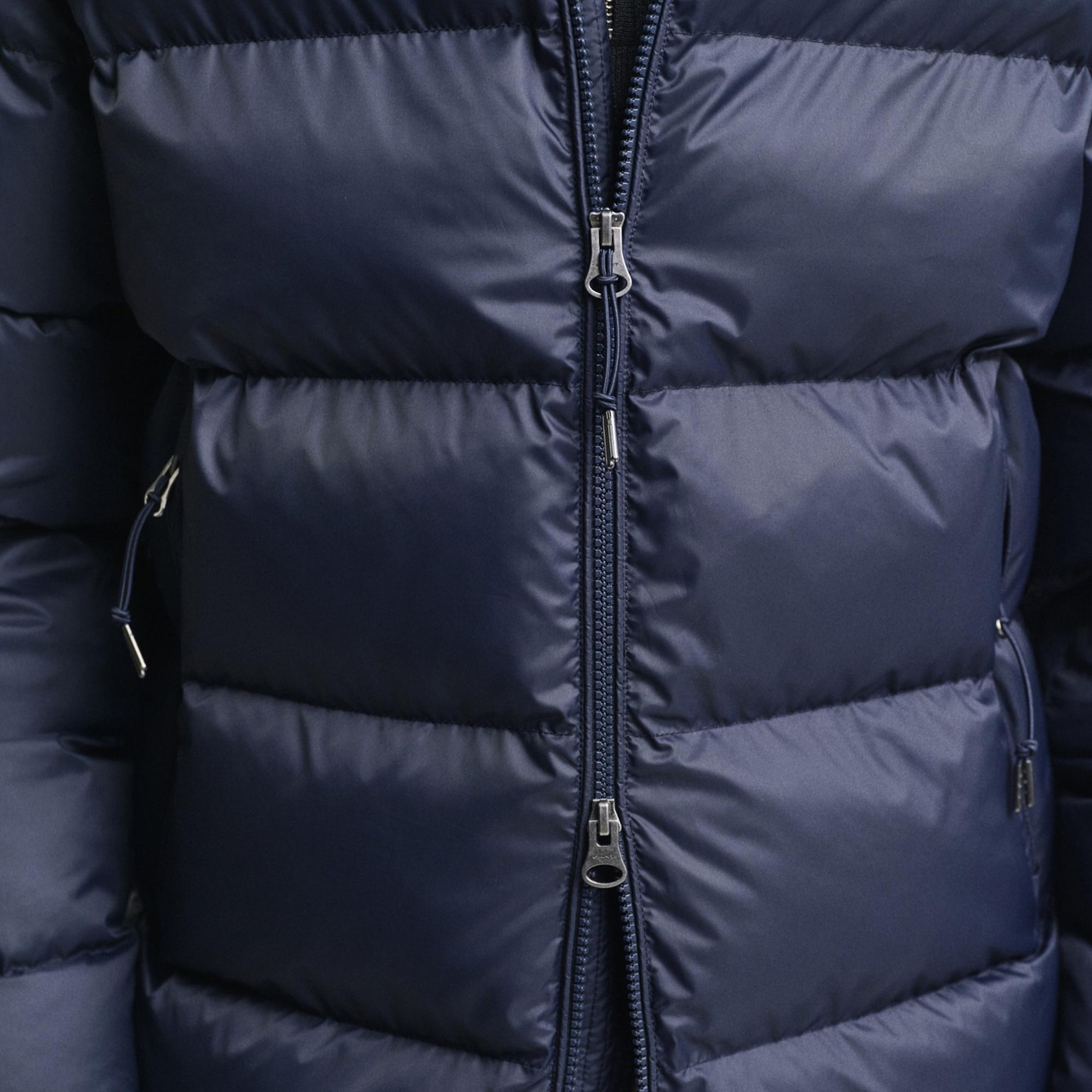 GANT Erkek Lacivert Kapüşonlu Mont