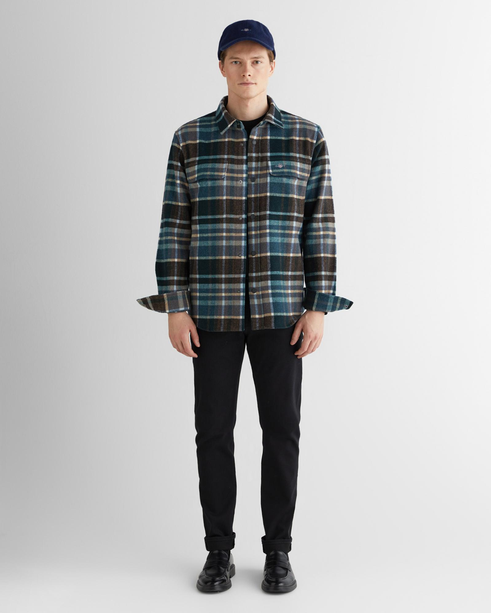 GANT Erkek Lacivert Gömlek