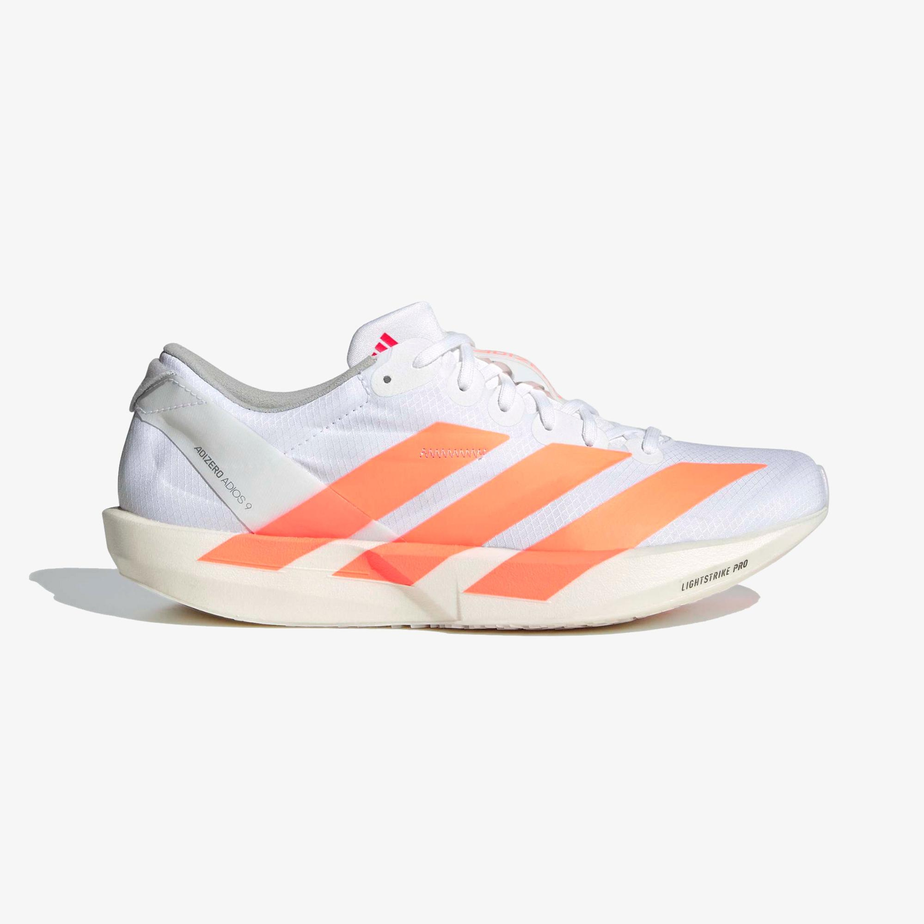 adidas Adizero Adios 9 Kadın Beyaz Koşu Ayakkabısı