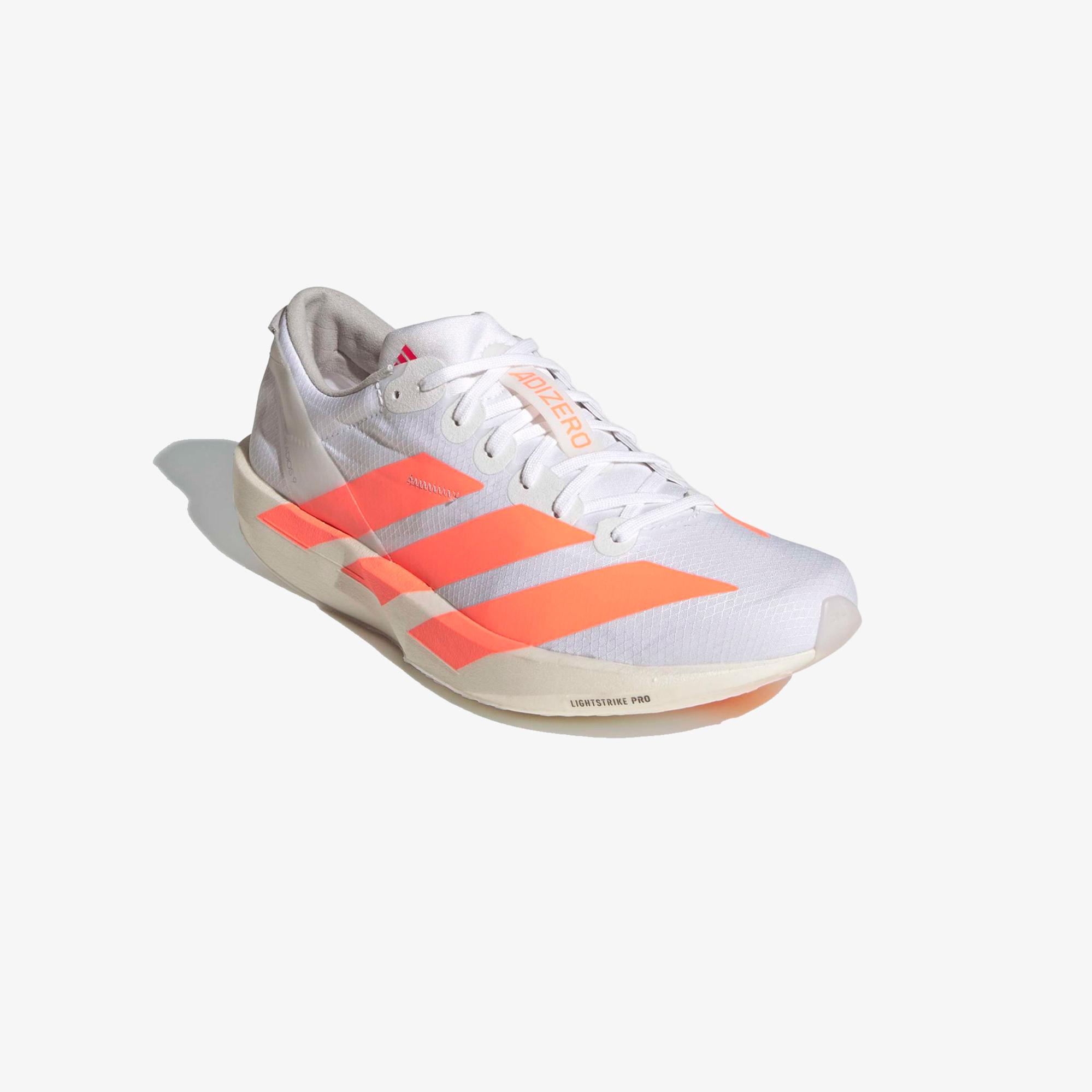 adidas Adizero Adios 9 Kadın Beyaz Koşu Ayakkabısı