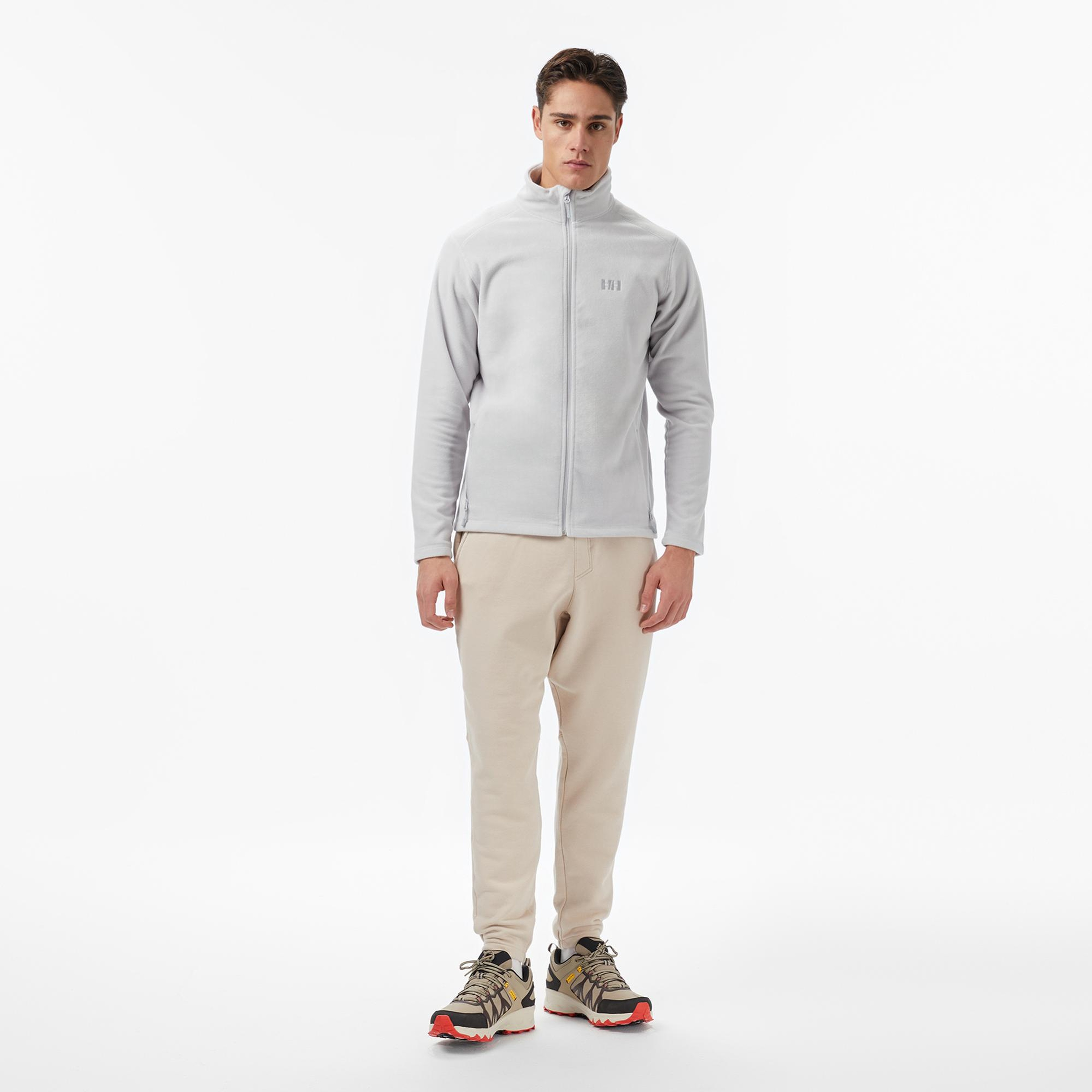 Helly Hansen Fullzip Erkek Gri Outdoor Polar Mont