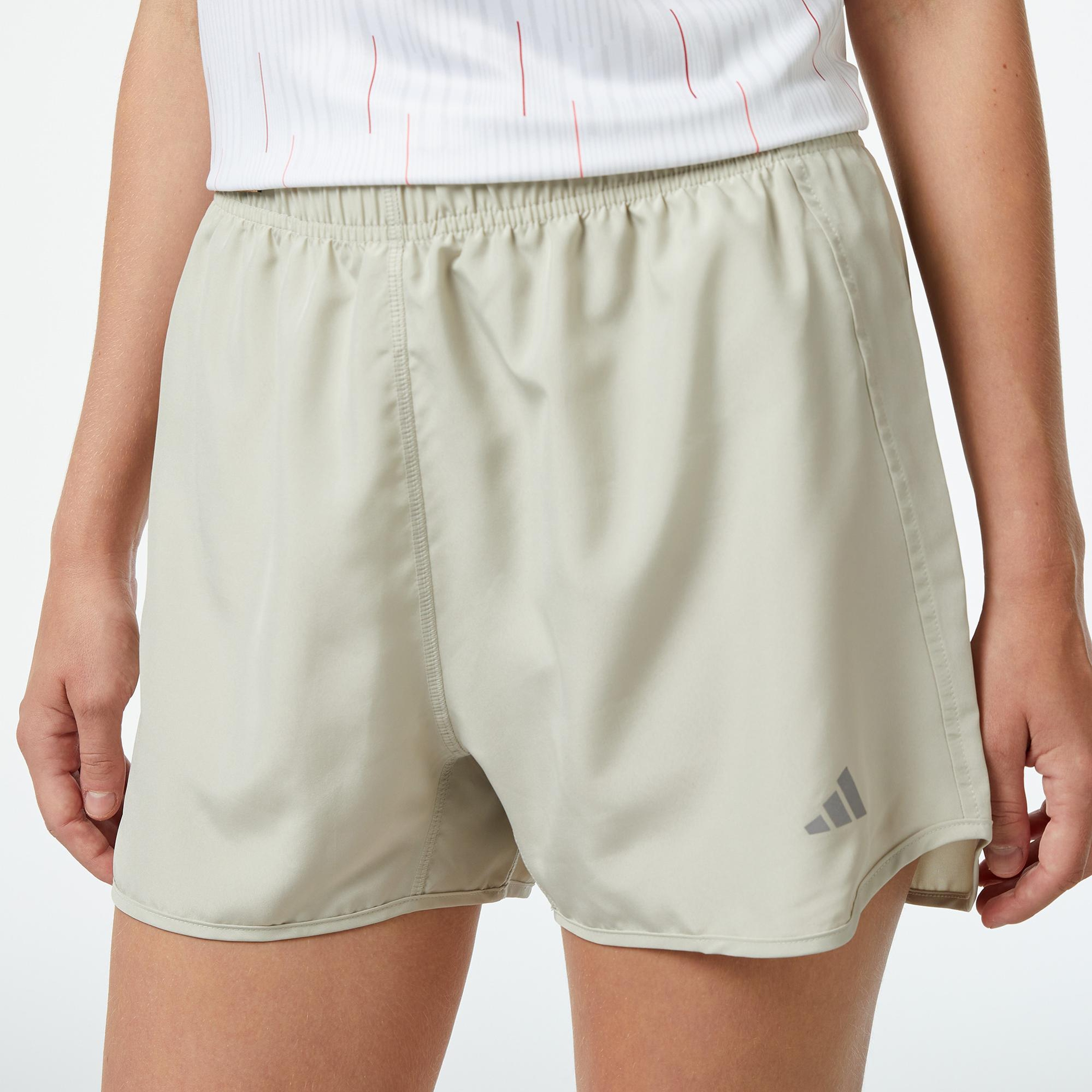 adidas Run It Short Kadın Bej Koşu Şortu