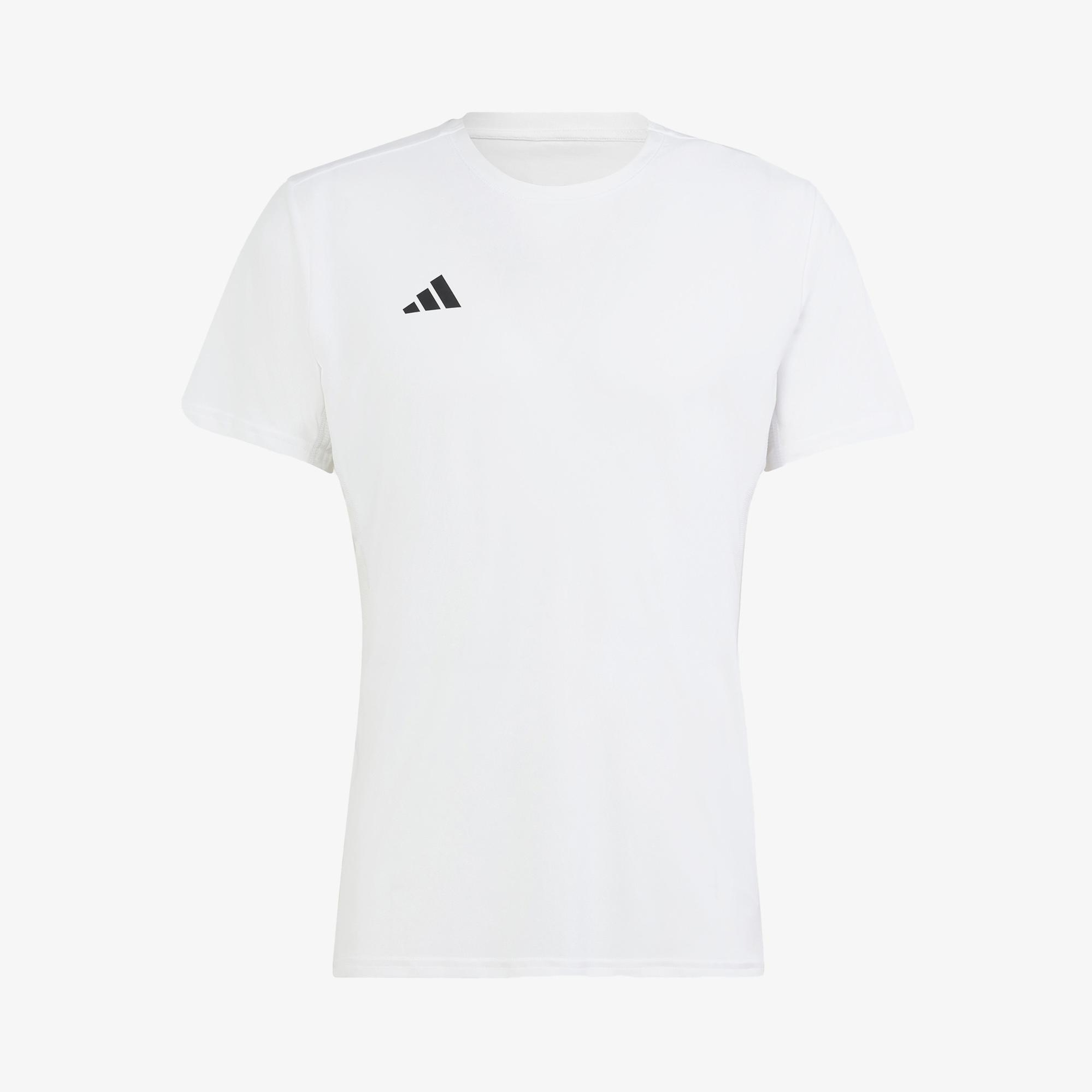adidas Adizero Essentials Erkek Beyaz Koşu T-Shirt