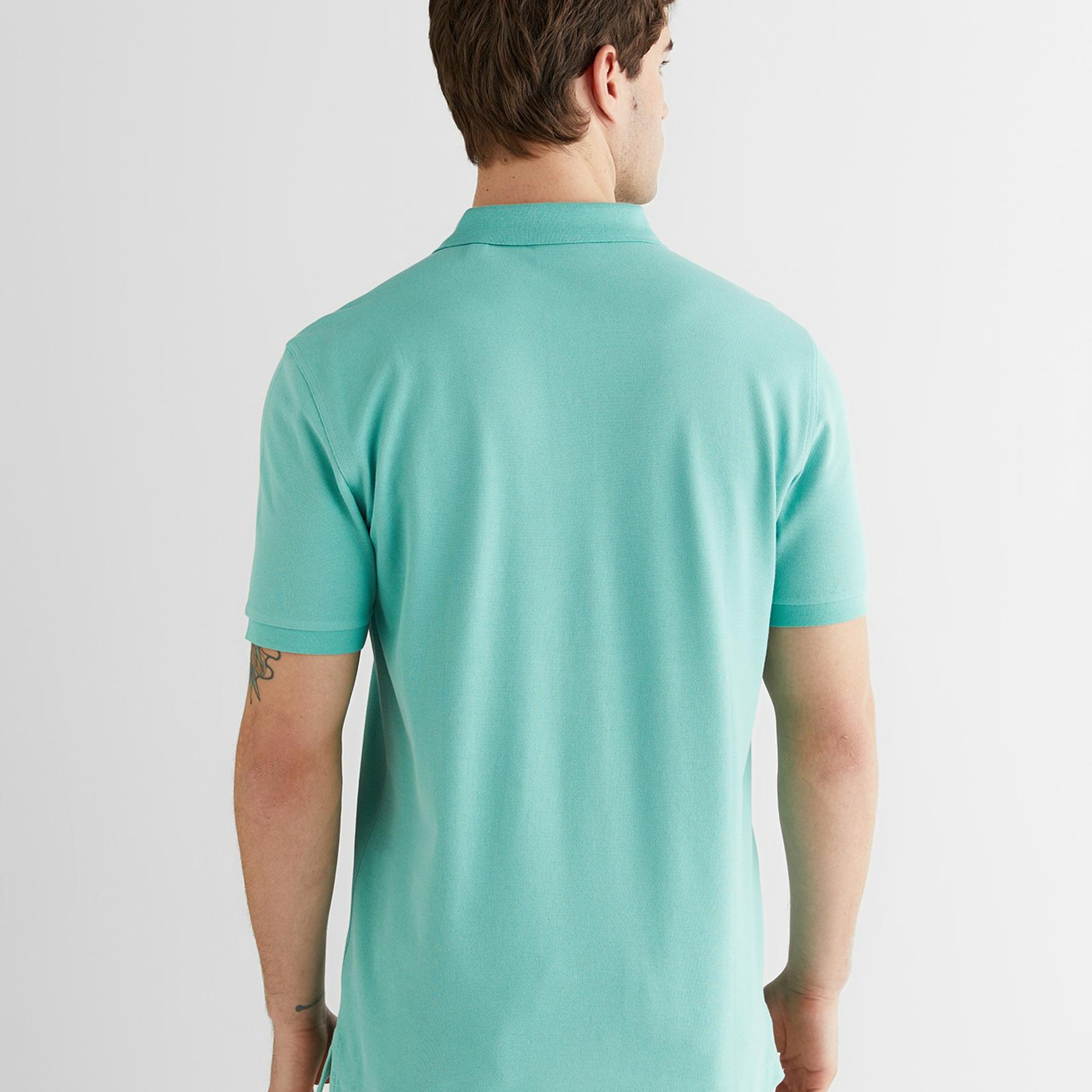 GANT Erkek Mavi Regular Fit Logolu Polo Yaka T-Shirt