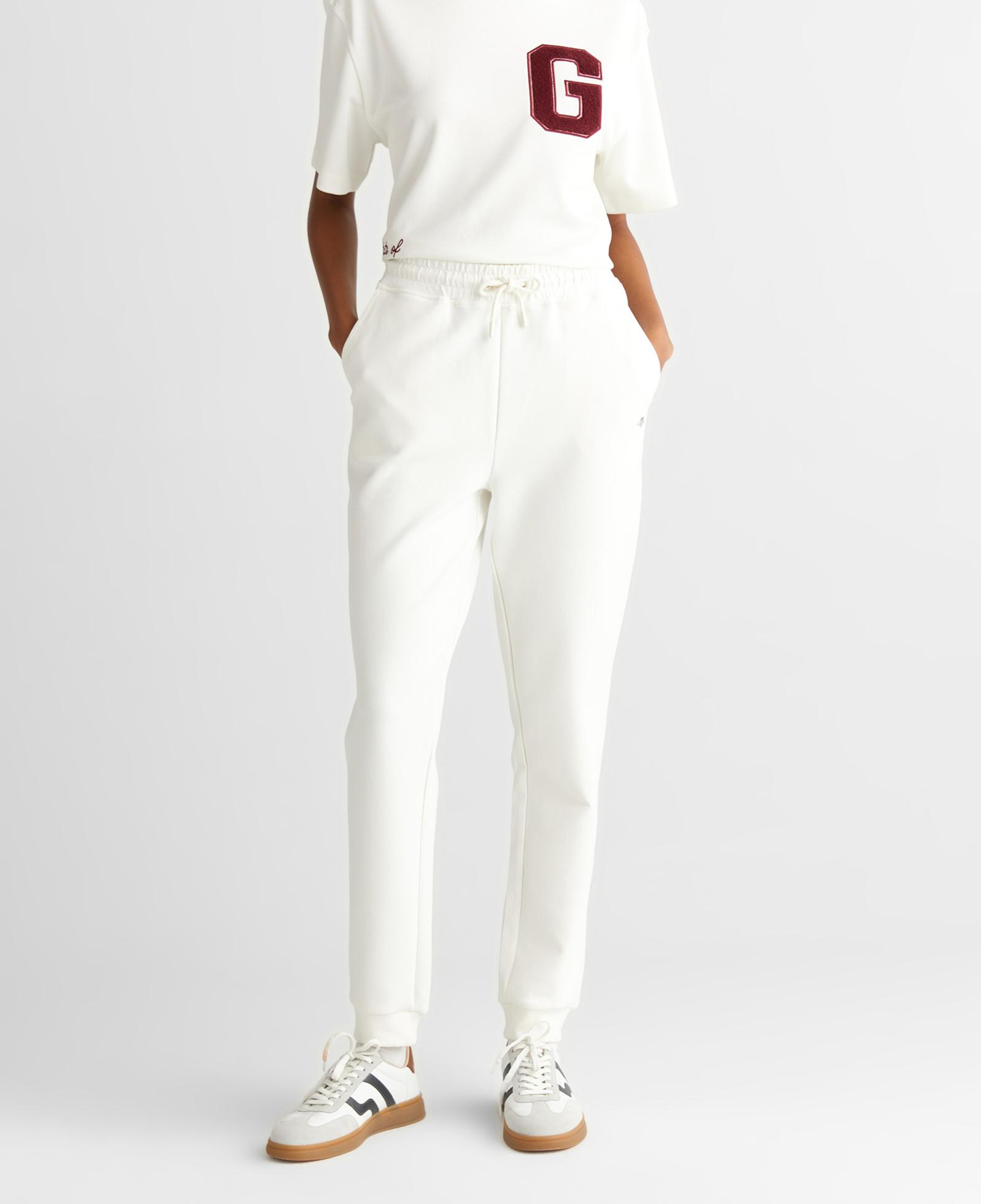 GANT Kadın Beyaz Regular Fit  Eşofman Altı