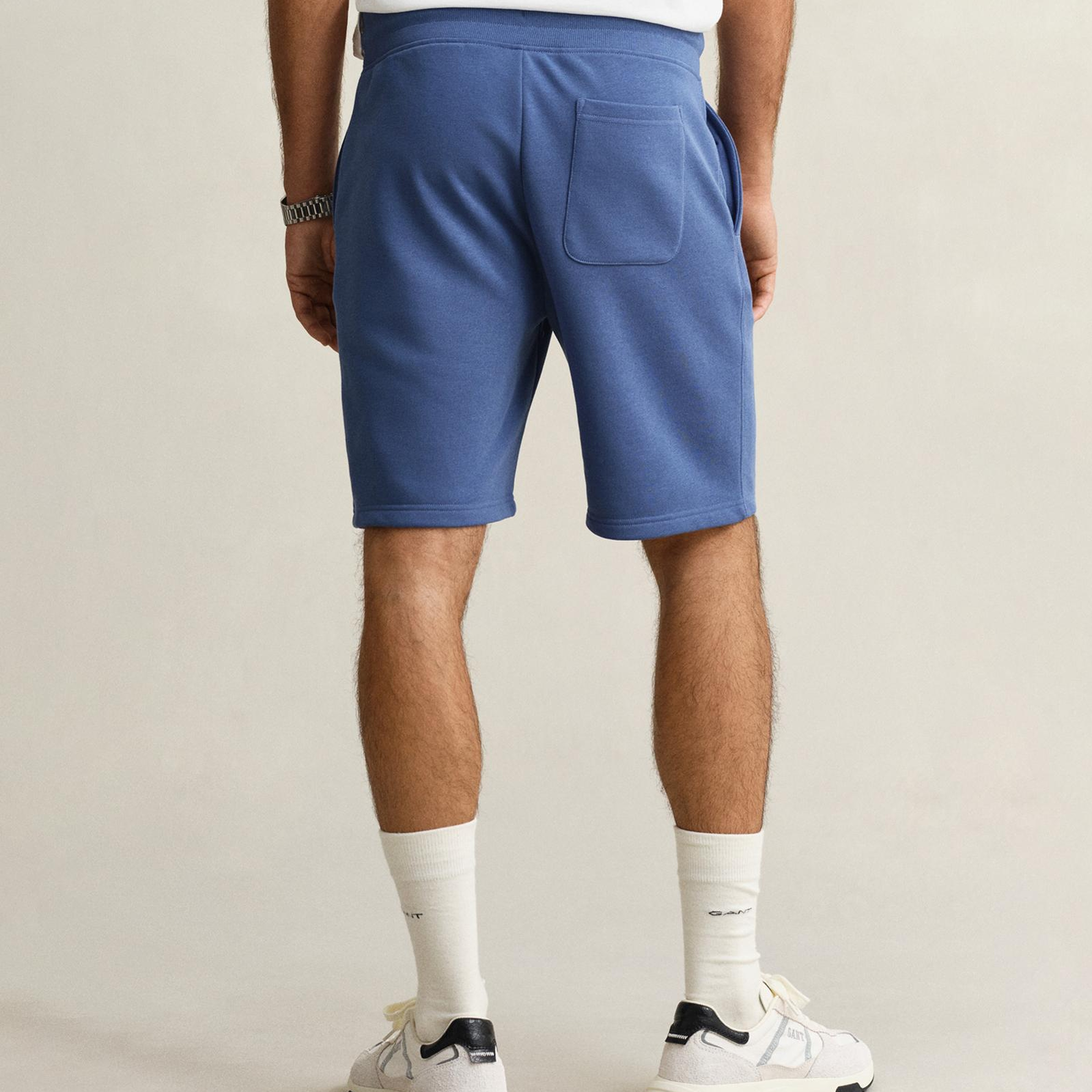 GANT Erkek Mavi Logolu Şort