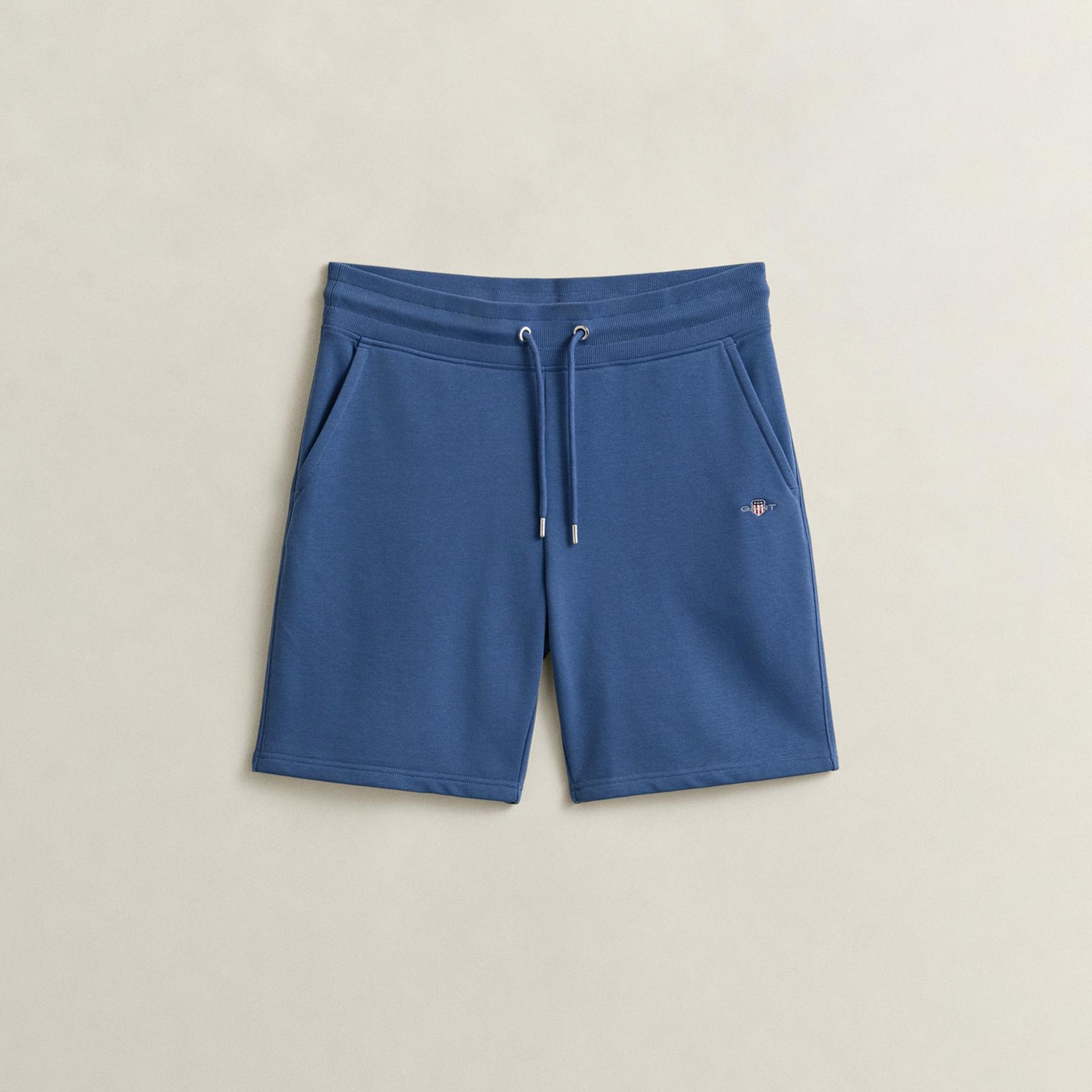 GANT Erkek Mavi Logolu Şort