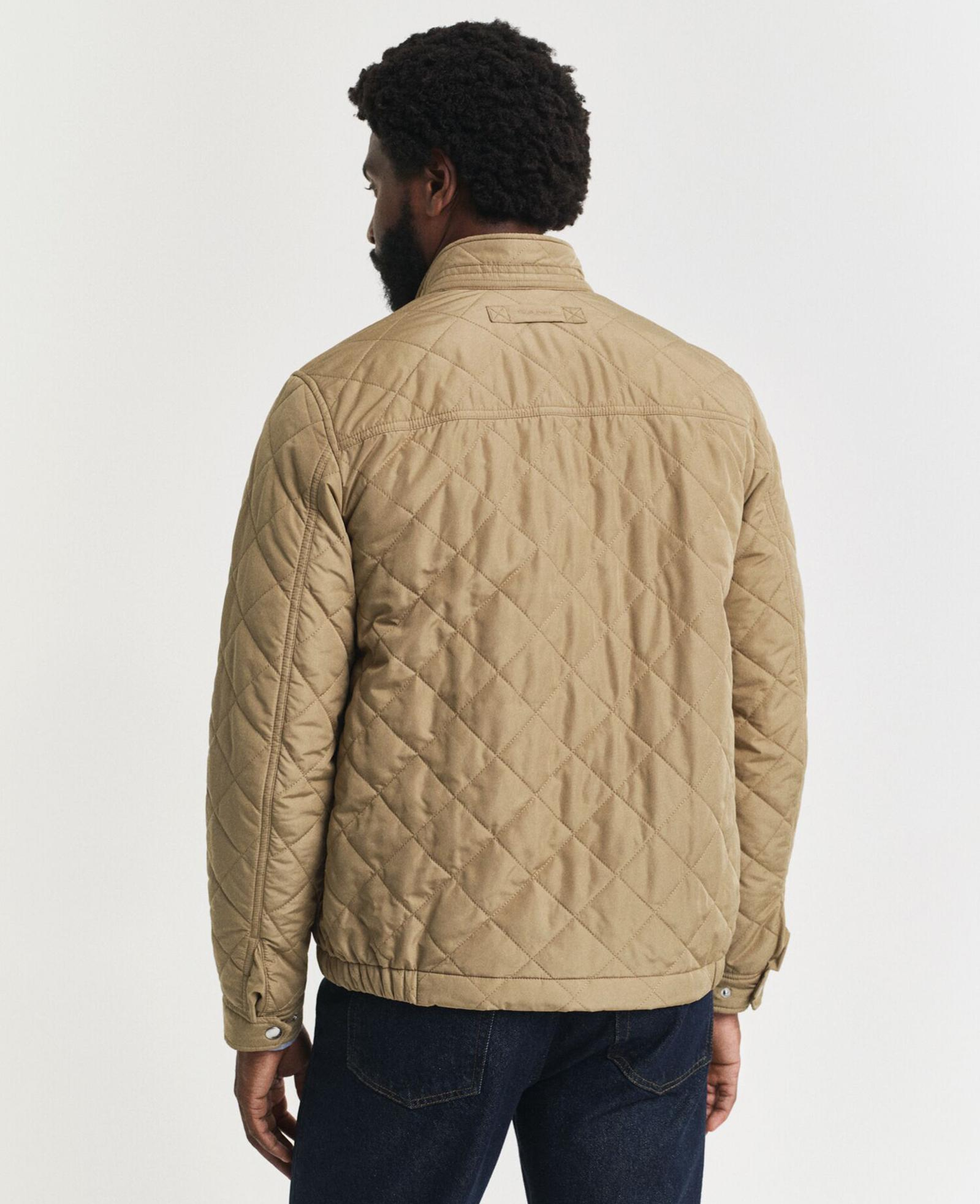 GANT Erkek Bej Regular Fit Fermuarlı Mont