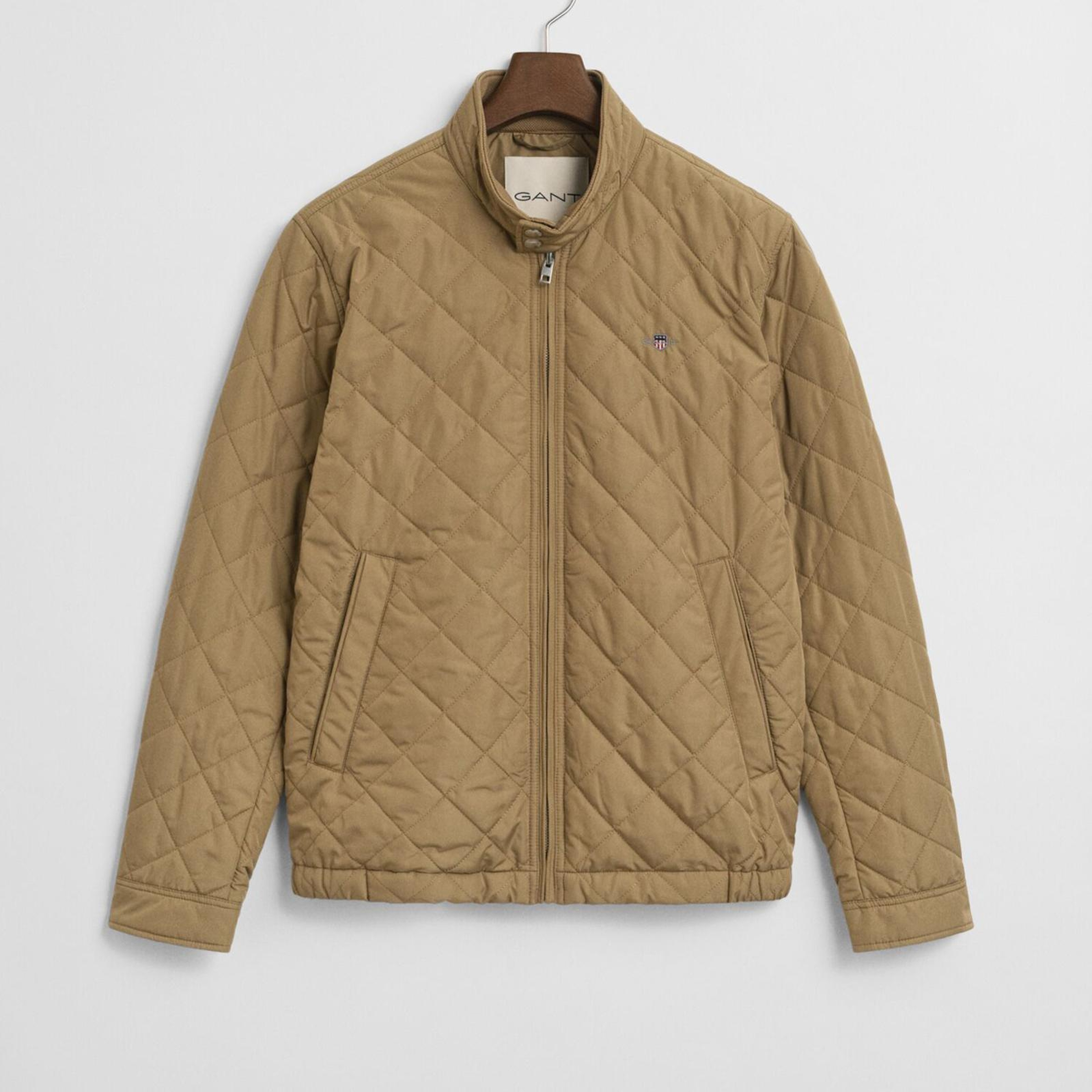 GANT Erkek Bej Regular Fit Fermuarlı Mont