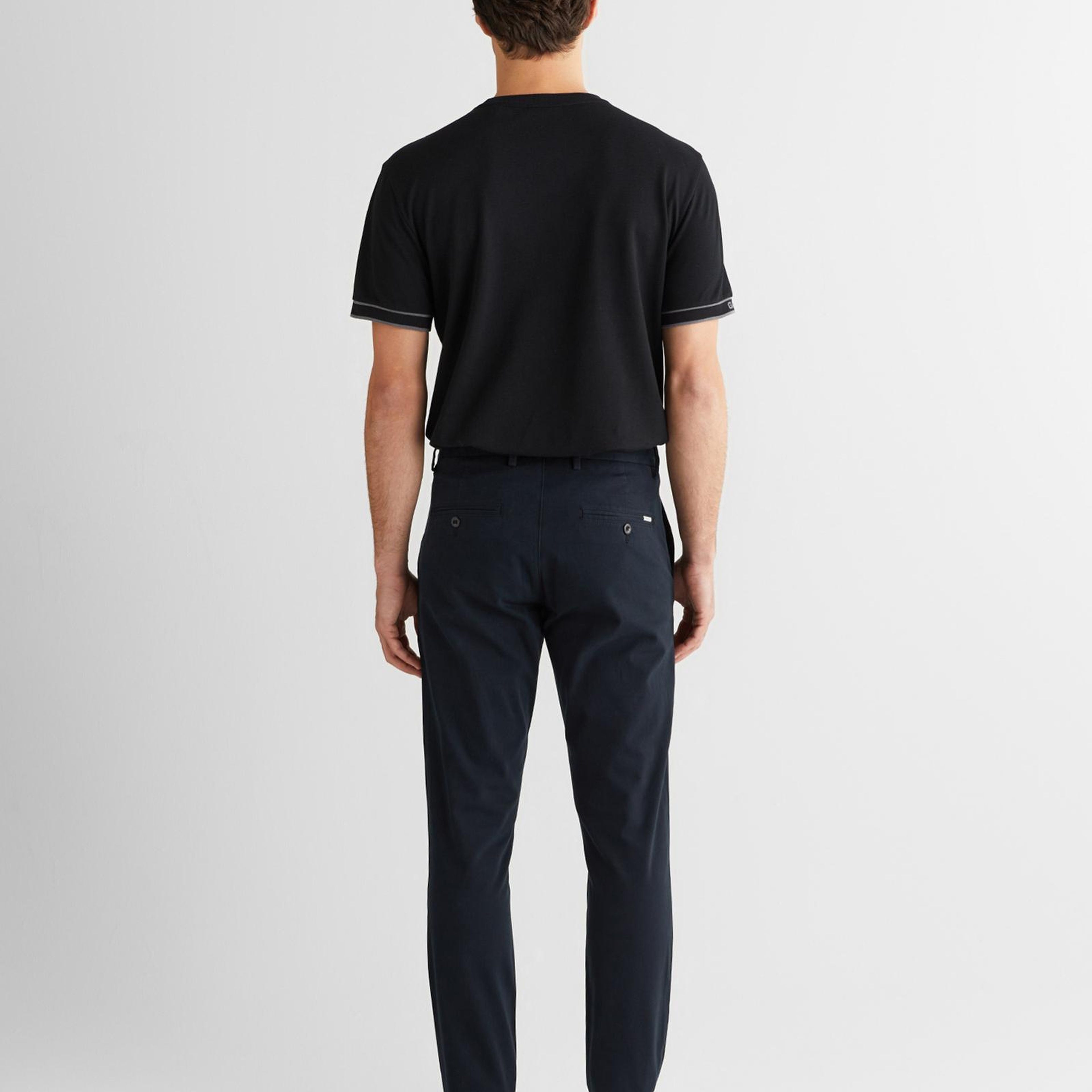 GANT Erkek Siyah Slim Fit  Pantolon