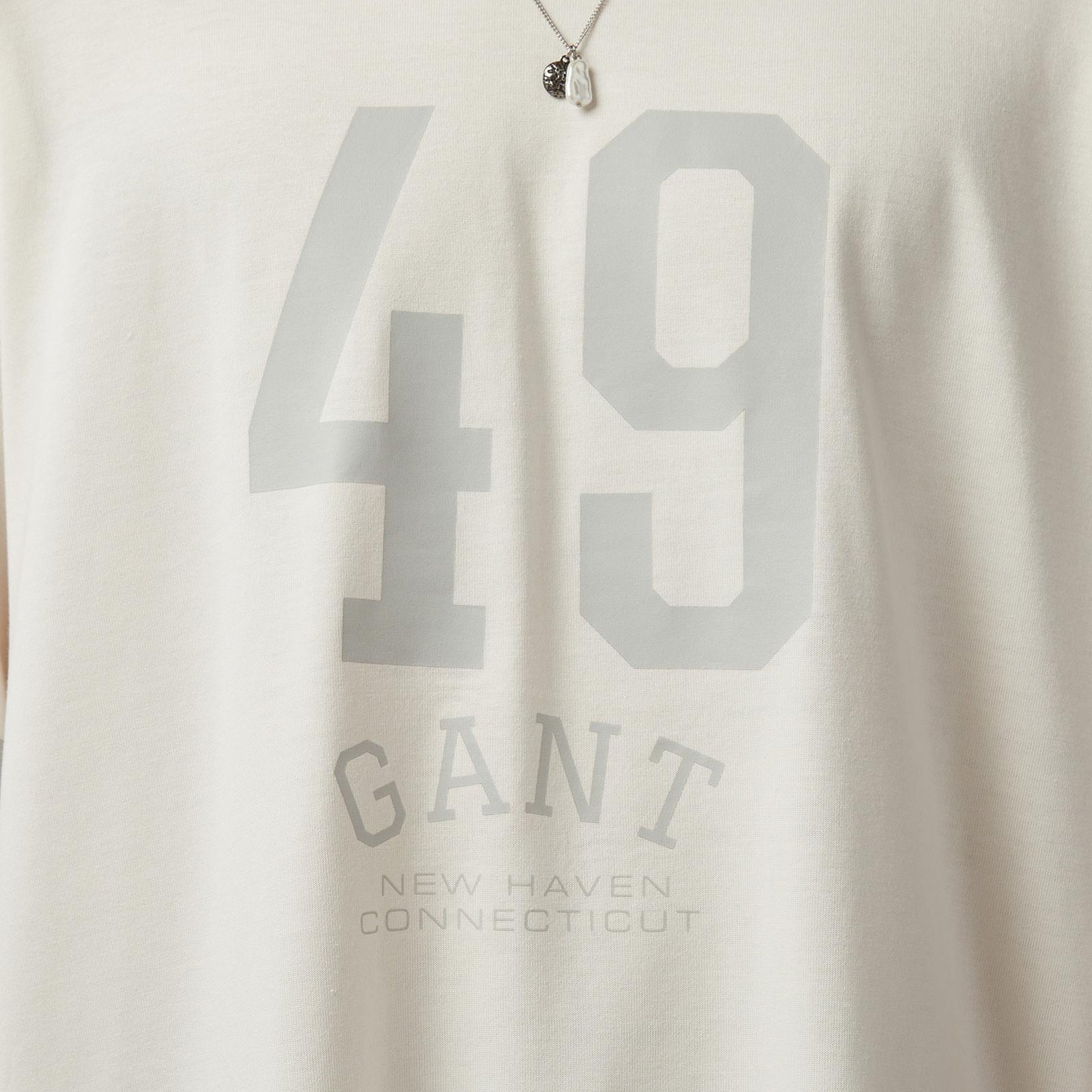 GANT Erkek Beyaz T-Shirt