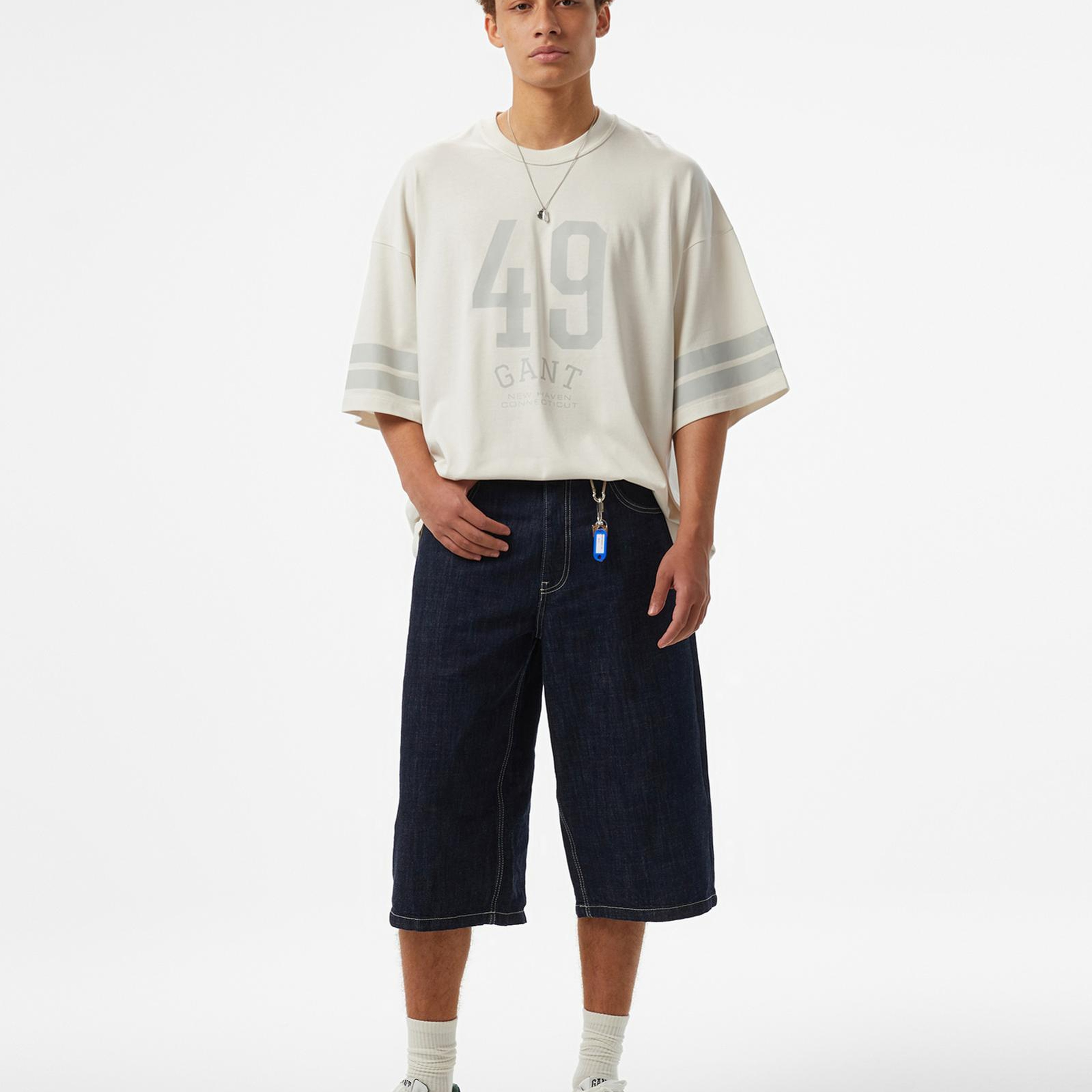 GANT Erkek Beyaz T-Shirt