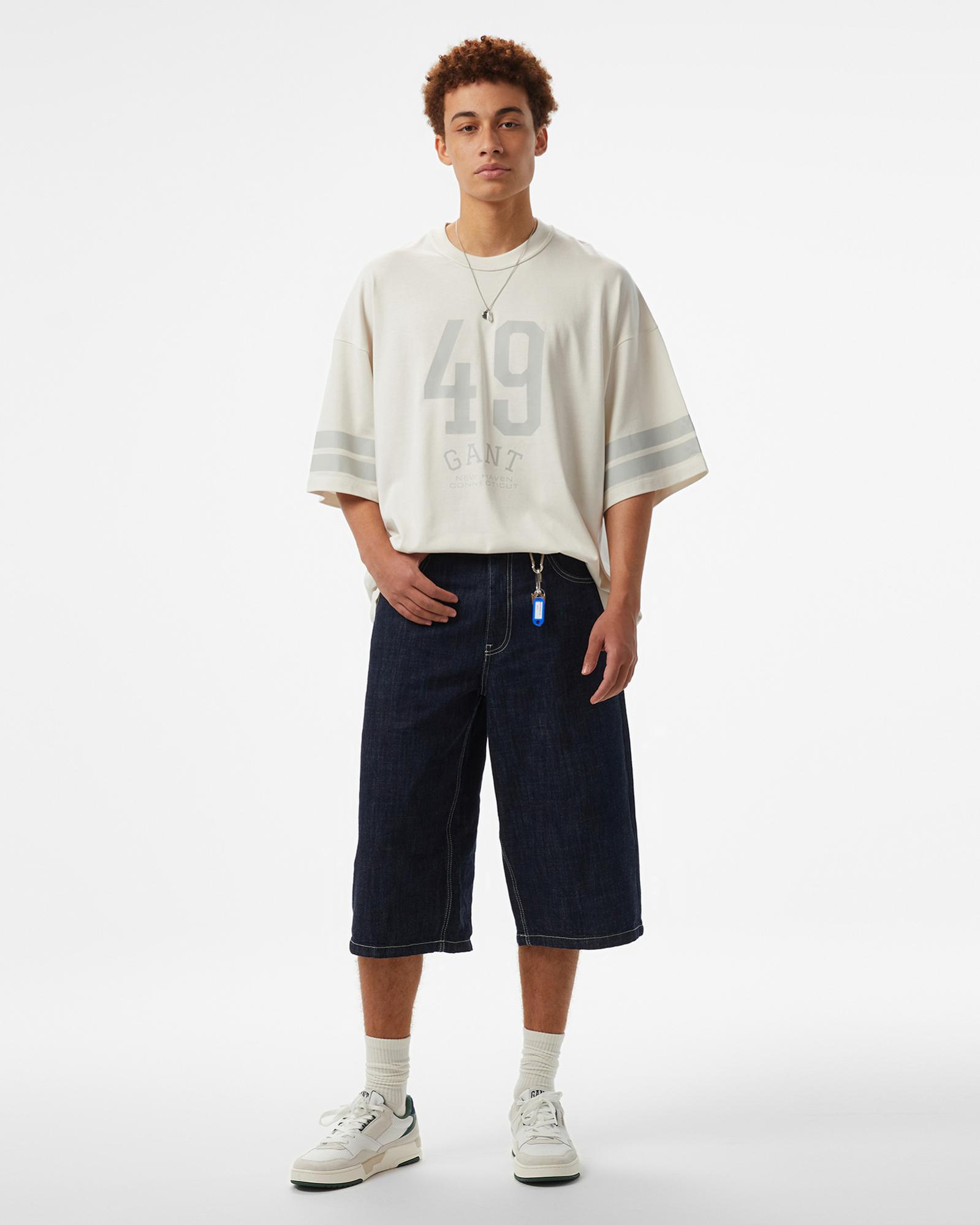 GANT Erkek Beyaz T-Shirt