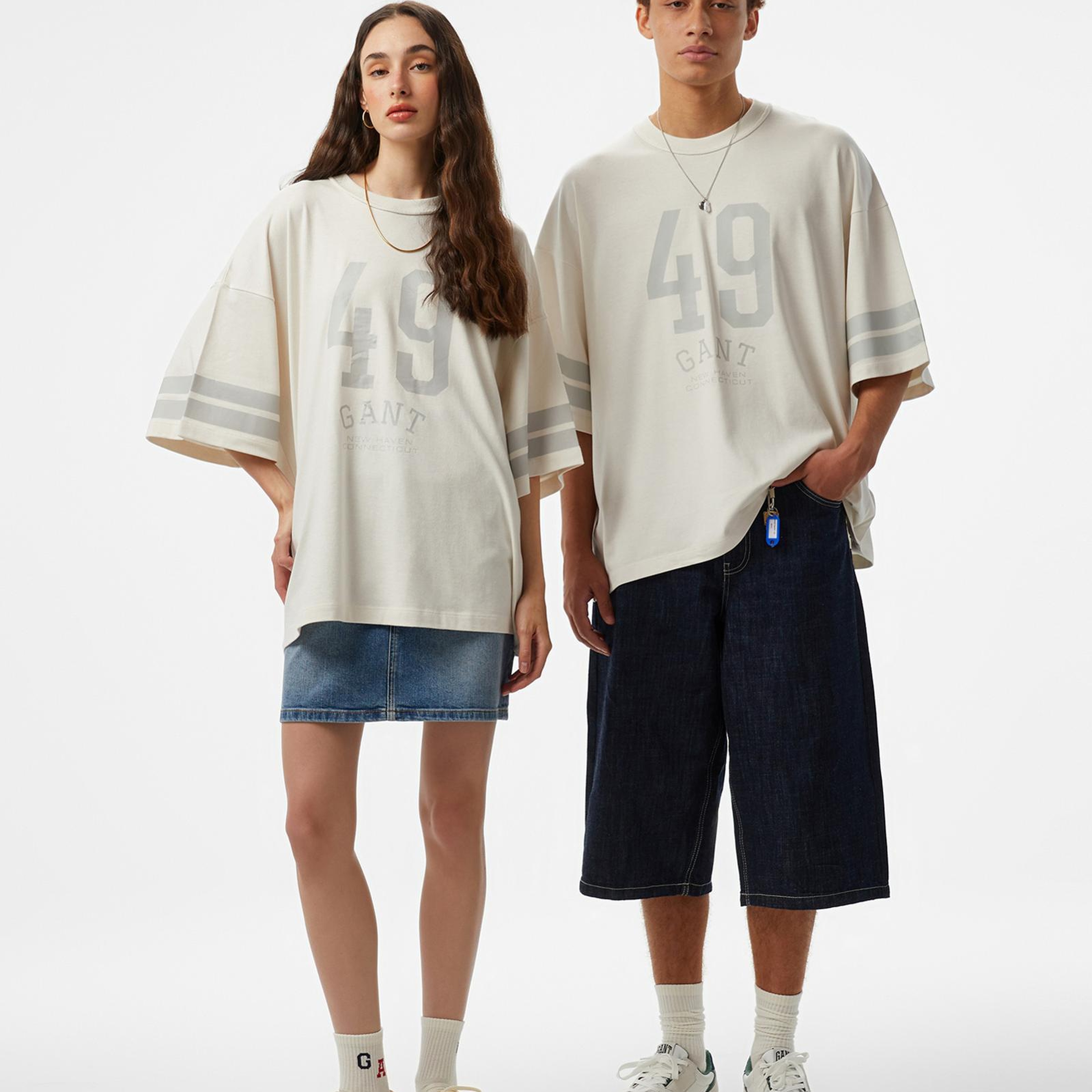 GANT Erkek Beyaz T-Shirt