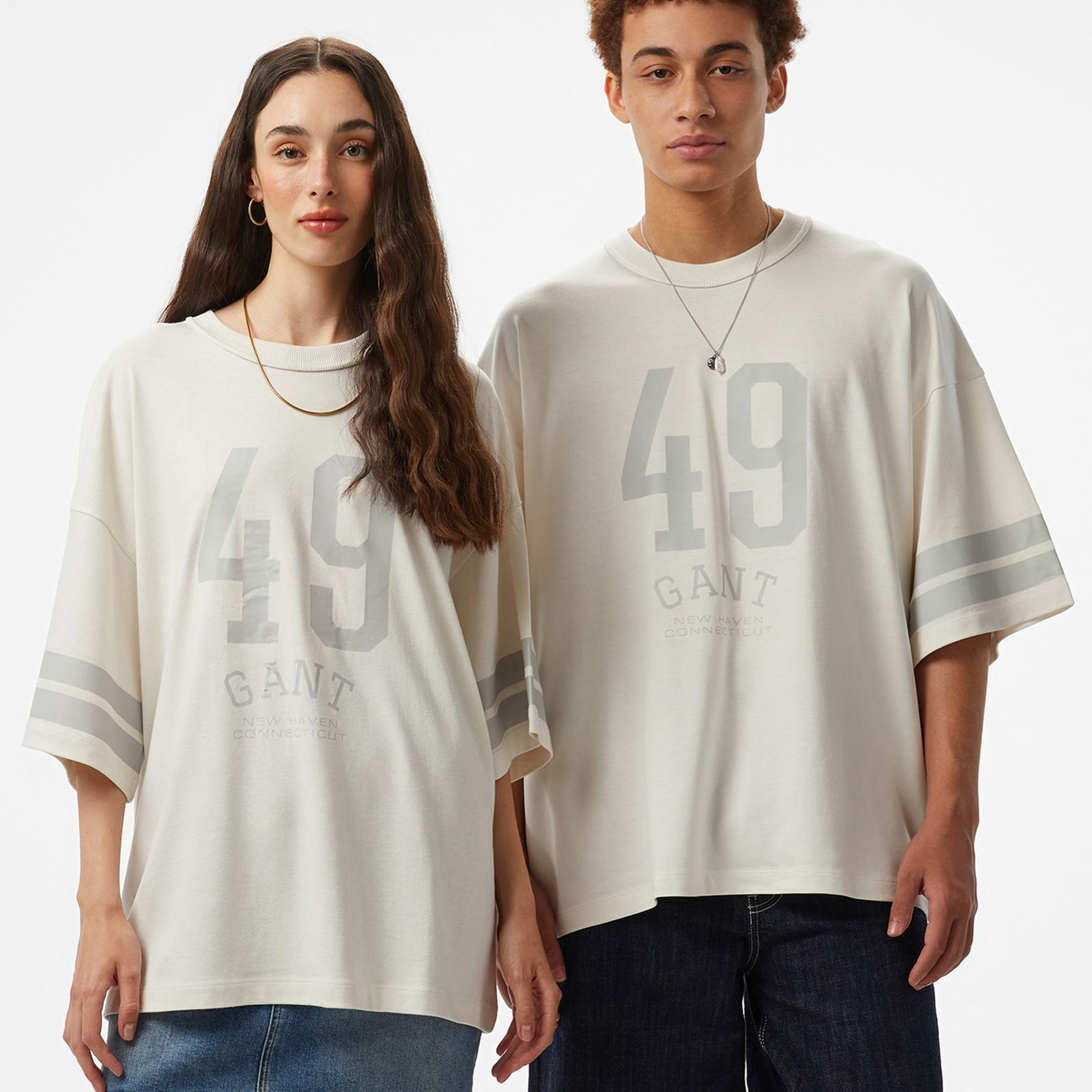 GANT Erkek Beyaz T-Shirt