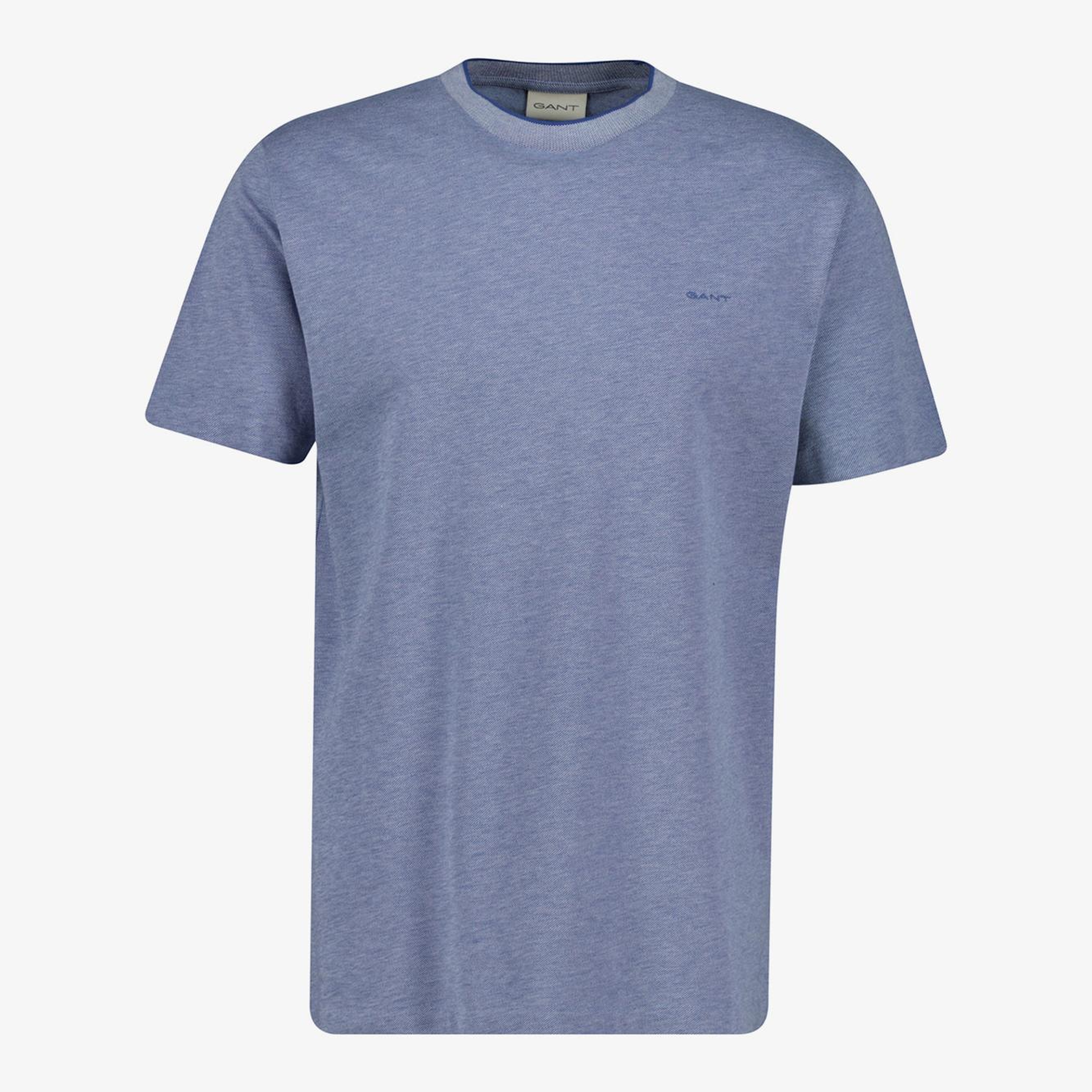 GANT Erkek Mavi Bisiklet Yaka Regular Fit T-Shirt