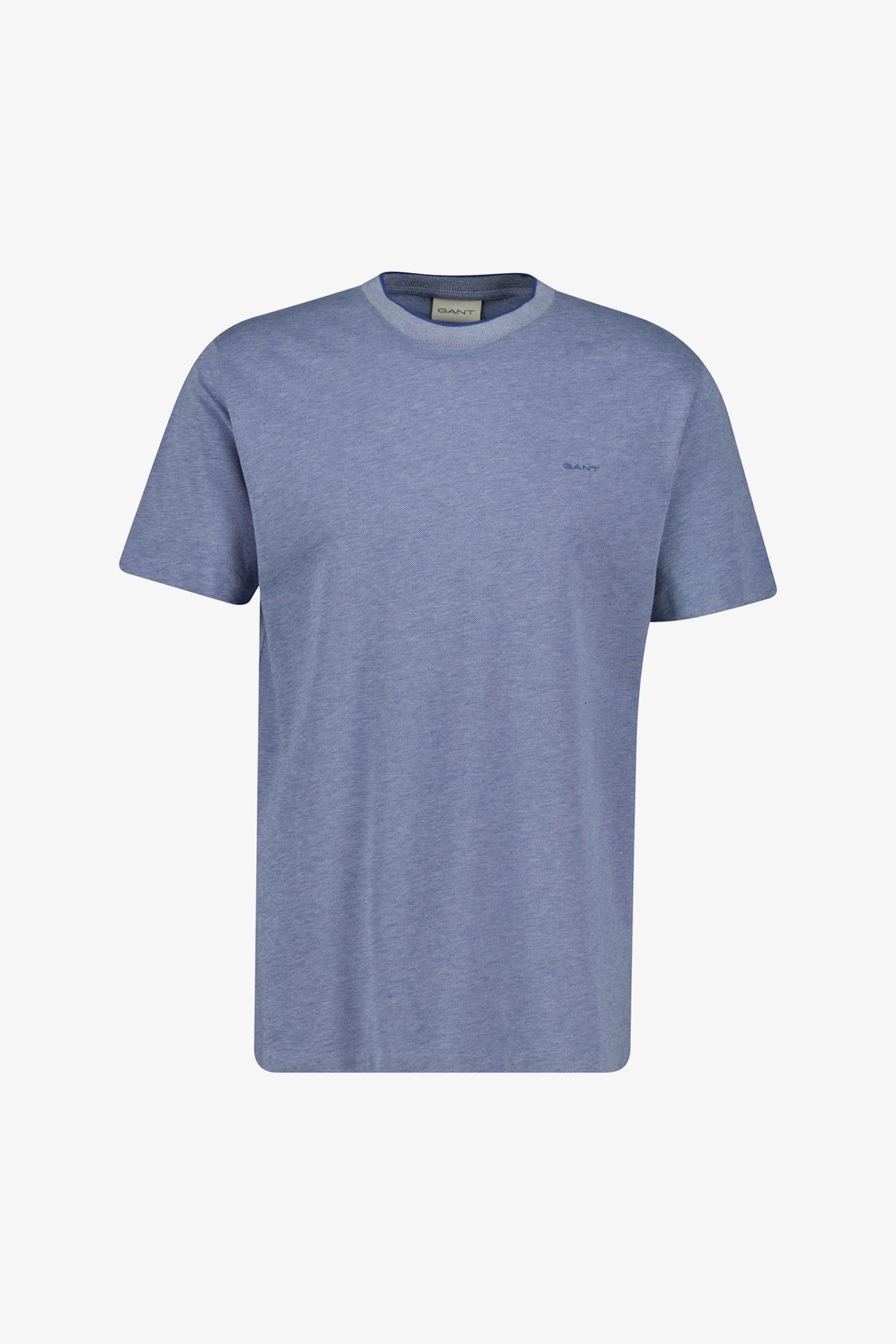 GANT Erkek Mavi Bisiklet Yaka Regular Fit T-Shirt