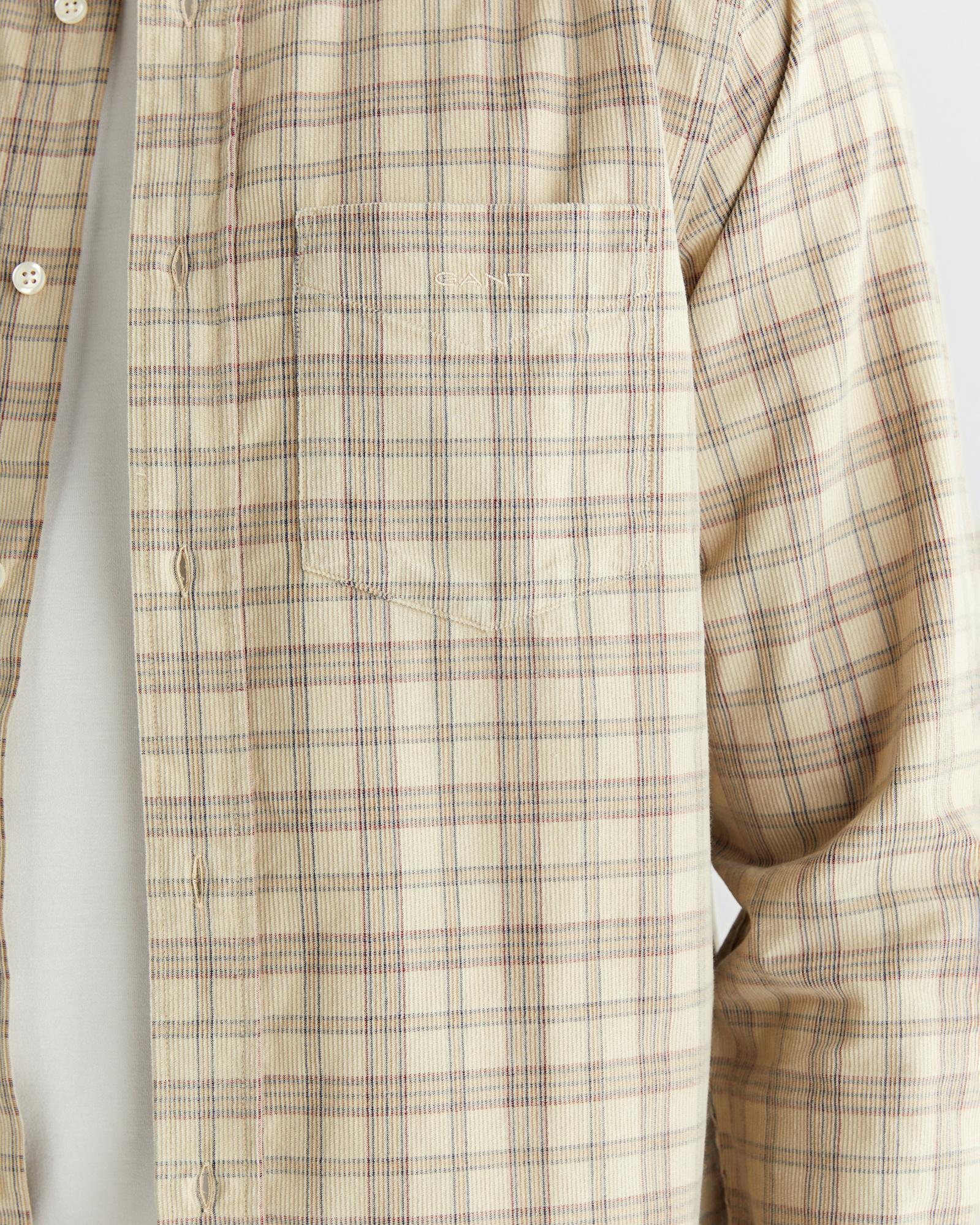 GANT Erkek Bej Regular Fit Düğmeli Gömlek