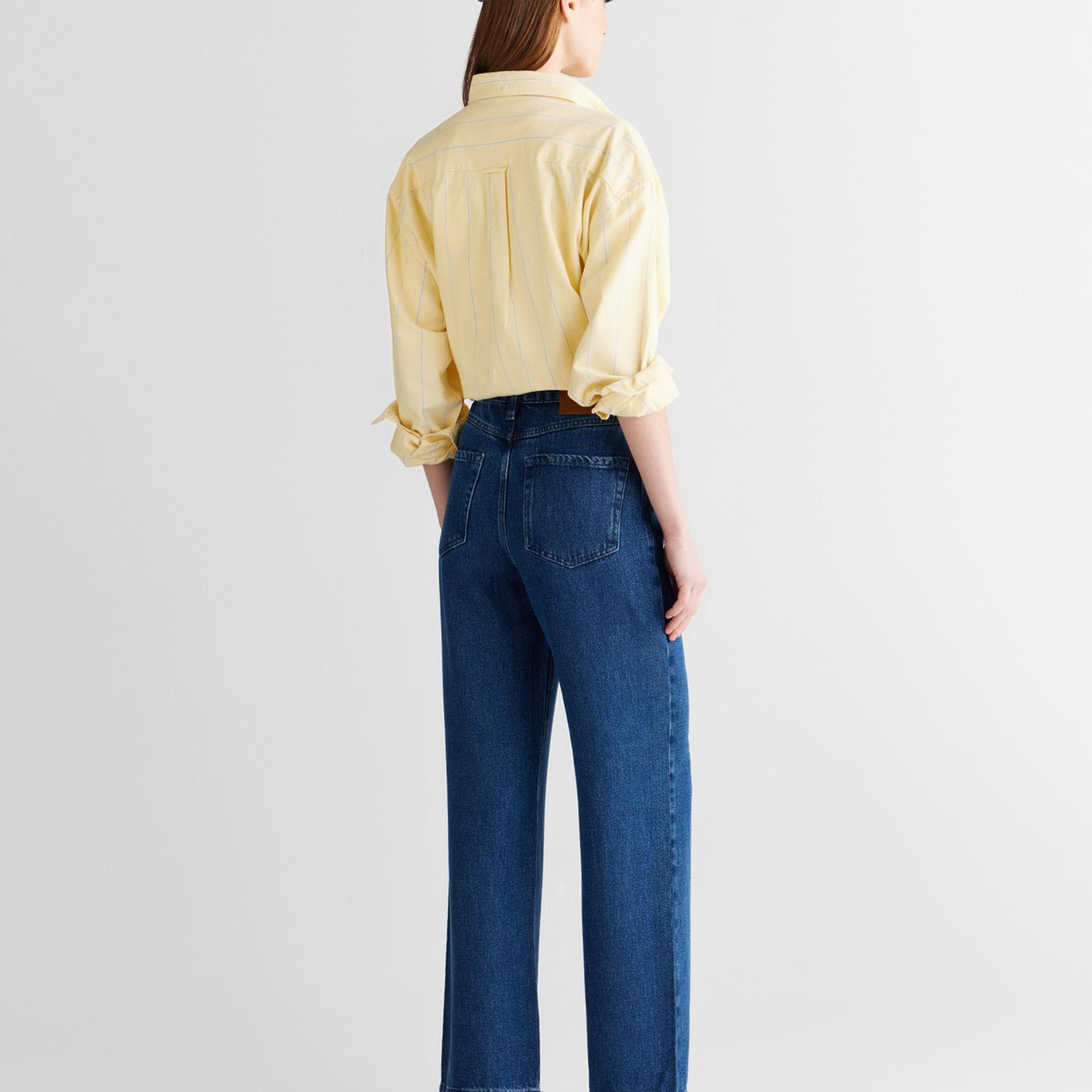 GANT Kadın Mavi Regular Fit  Pantolon