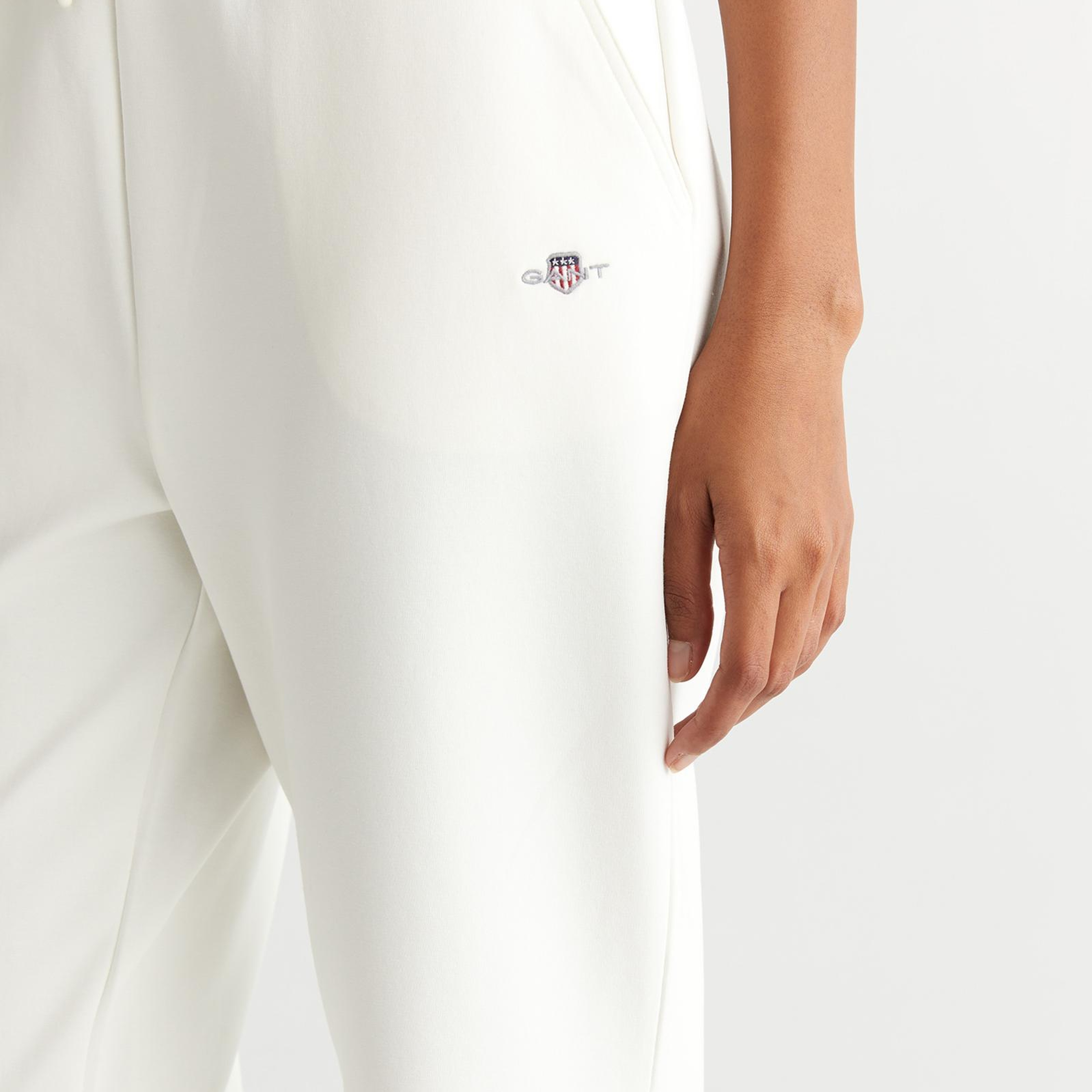 GANT Kadın Beyaz Regular Fit  Eşofman Altı