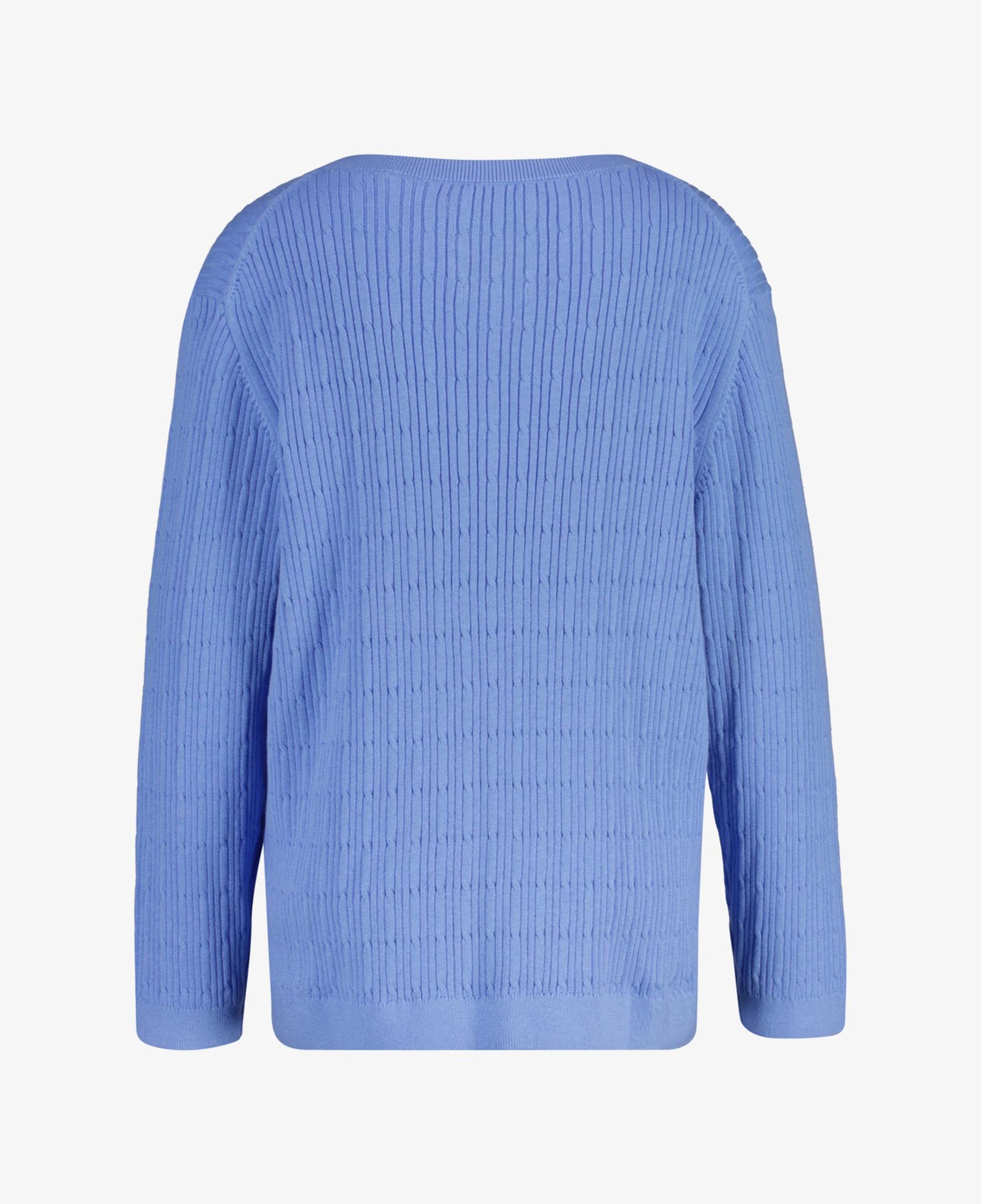 GANT Kadın Mavi Regular Fit V Yaka Kazak