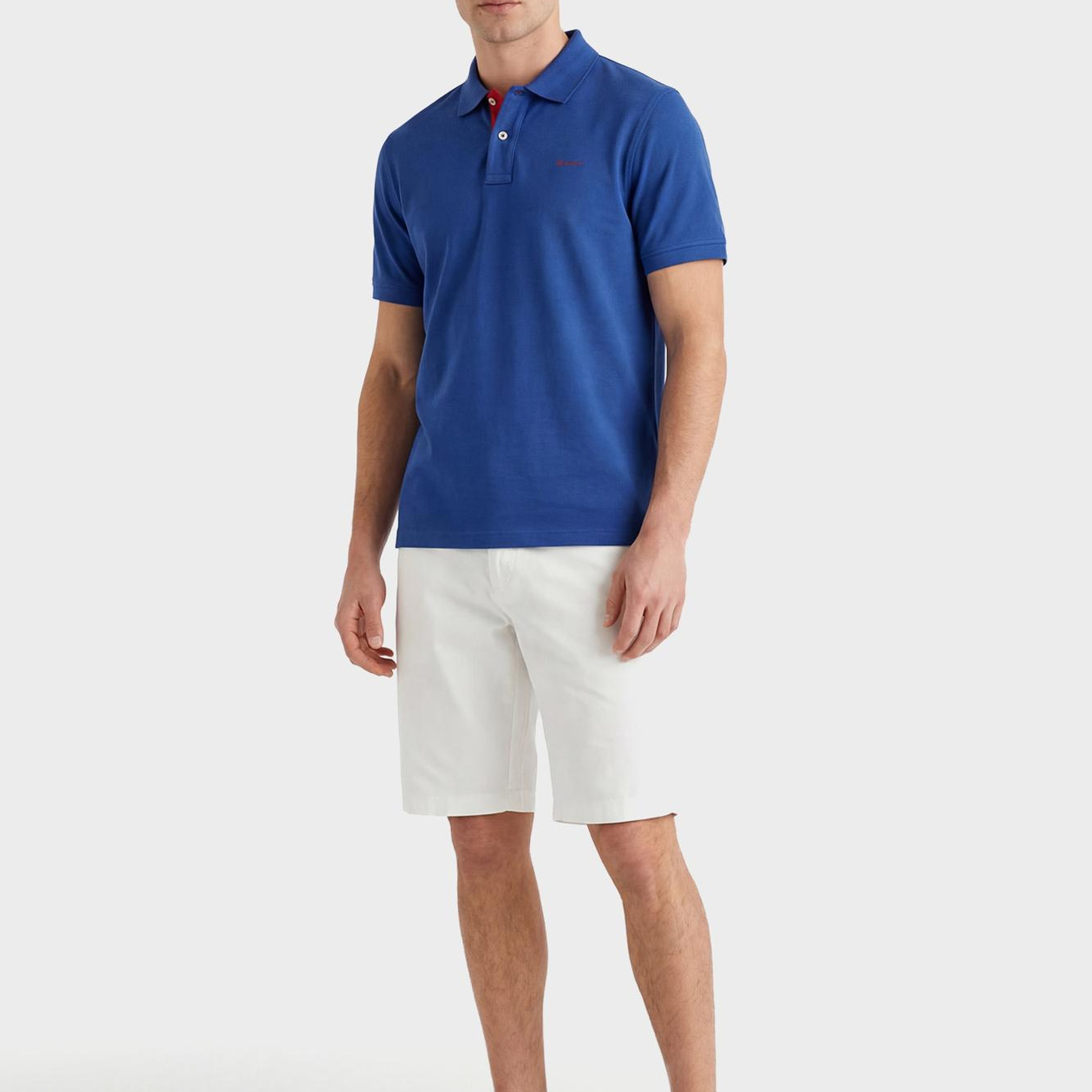 GANT Erkek Mavi Regular Fit Polo Yaka T-Shirt