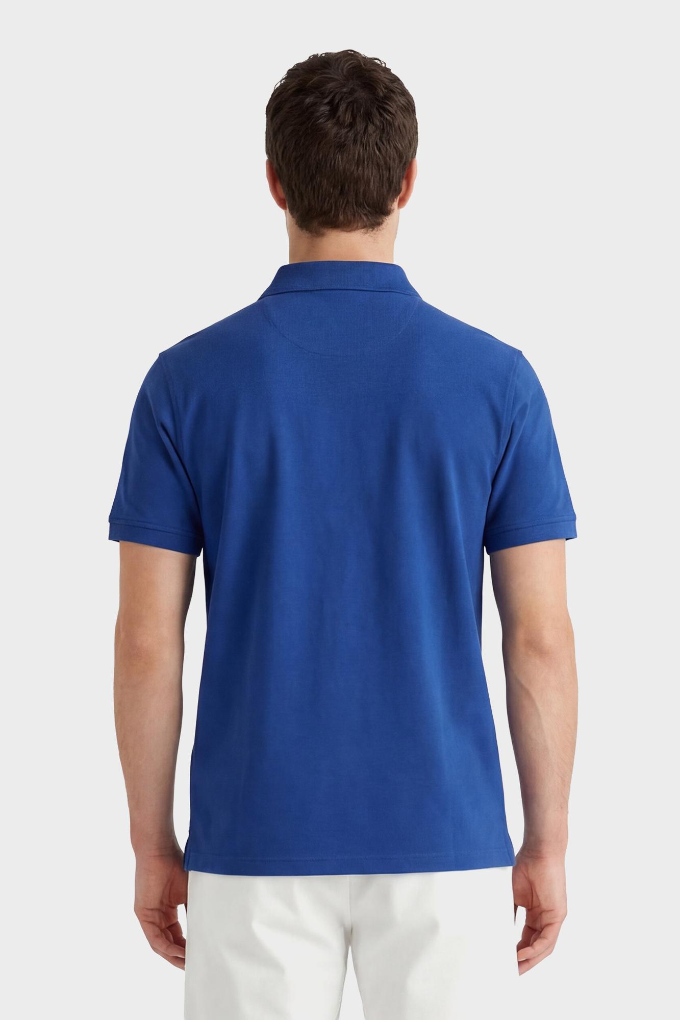 GANT Erkek Mavi Regular Fit Polo Yaka T-Shirt