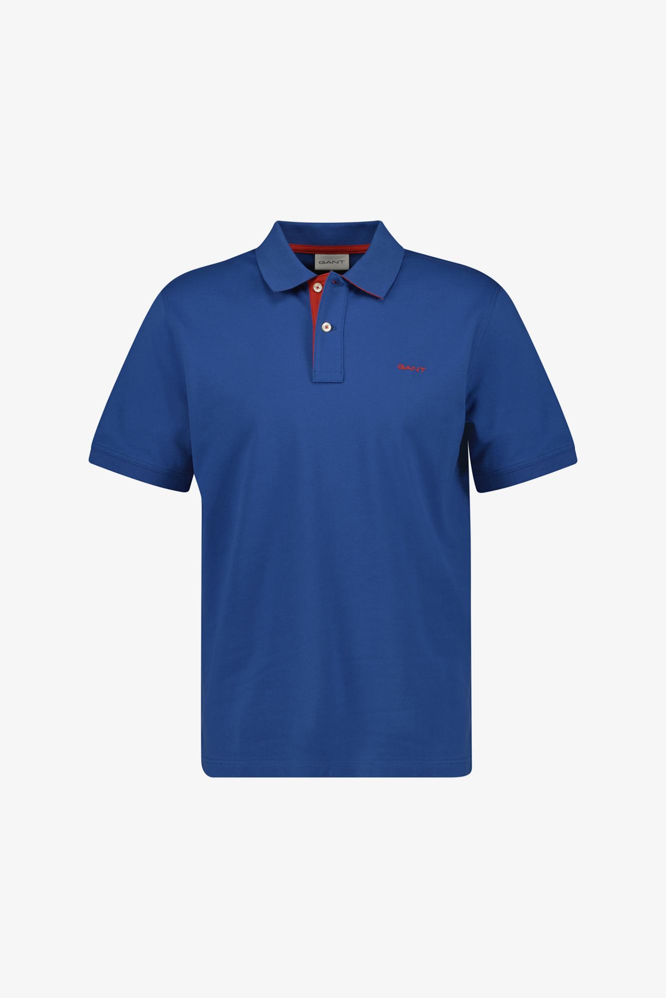 GANT Erkek Mavi Regular Fit Polo Yaka T-Shirt