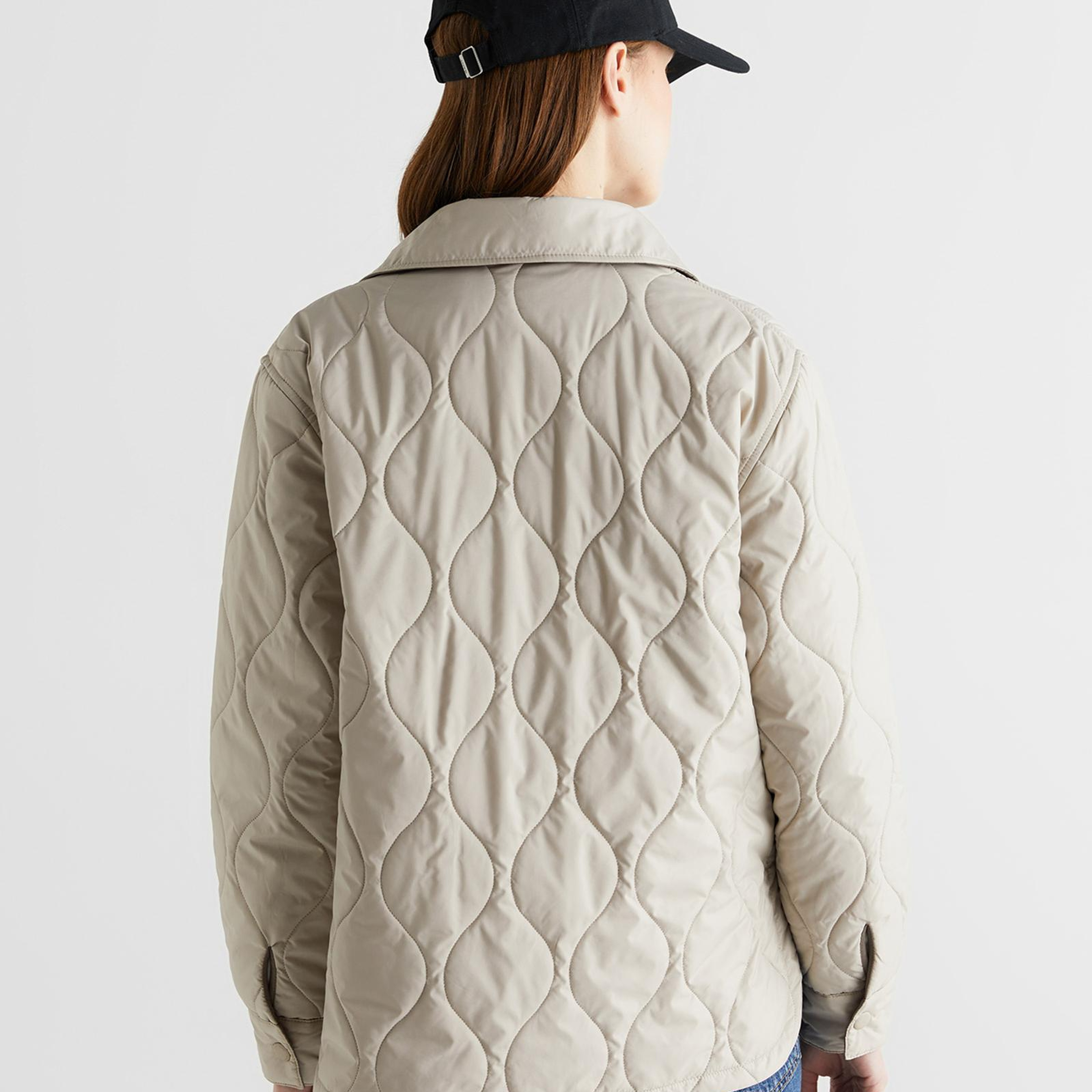 GANT Kadın Bej Gömlek Yaka Ceket