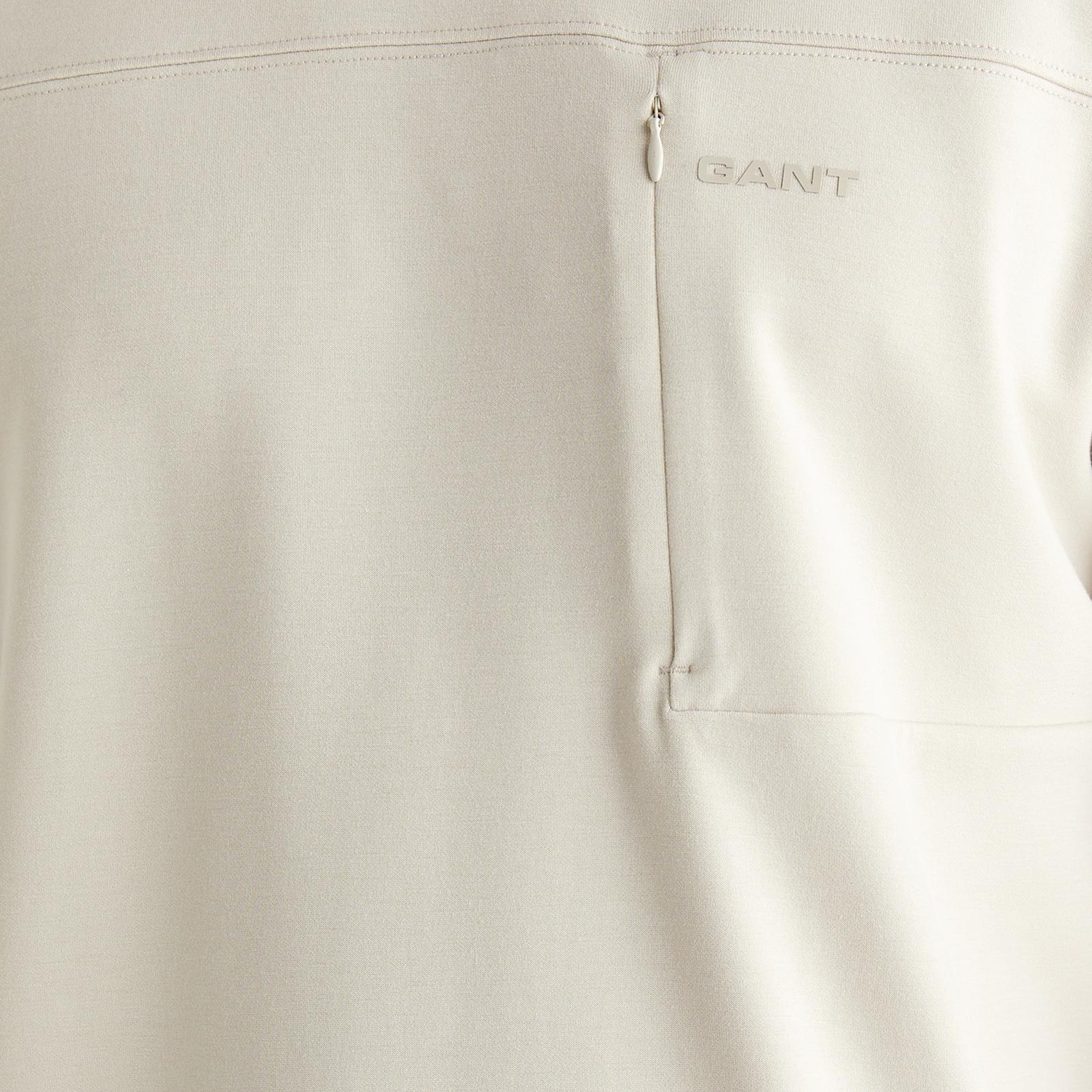 GANT Erkek Krem Bisiklet Yaka Regular Fit T-Shirt