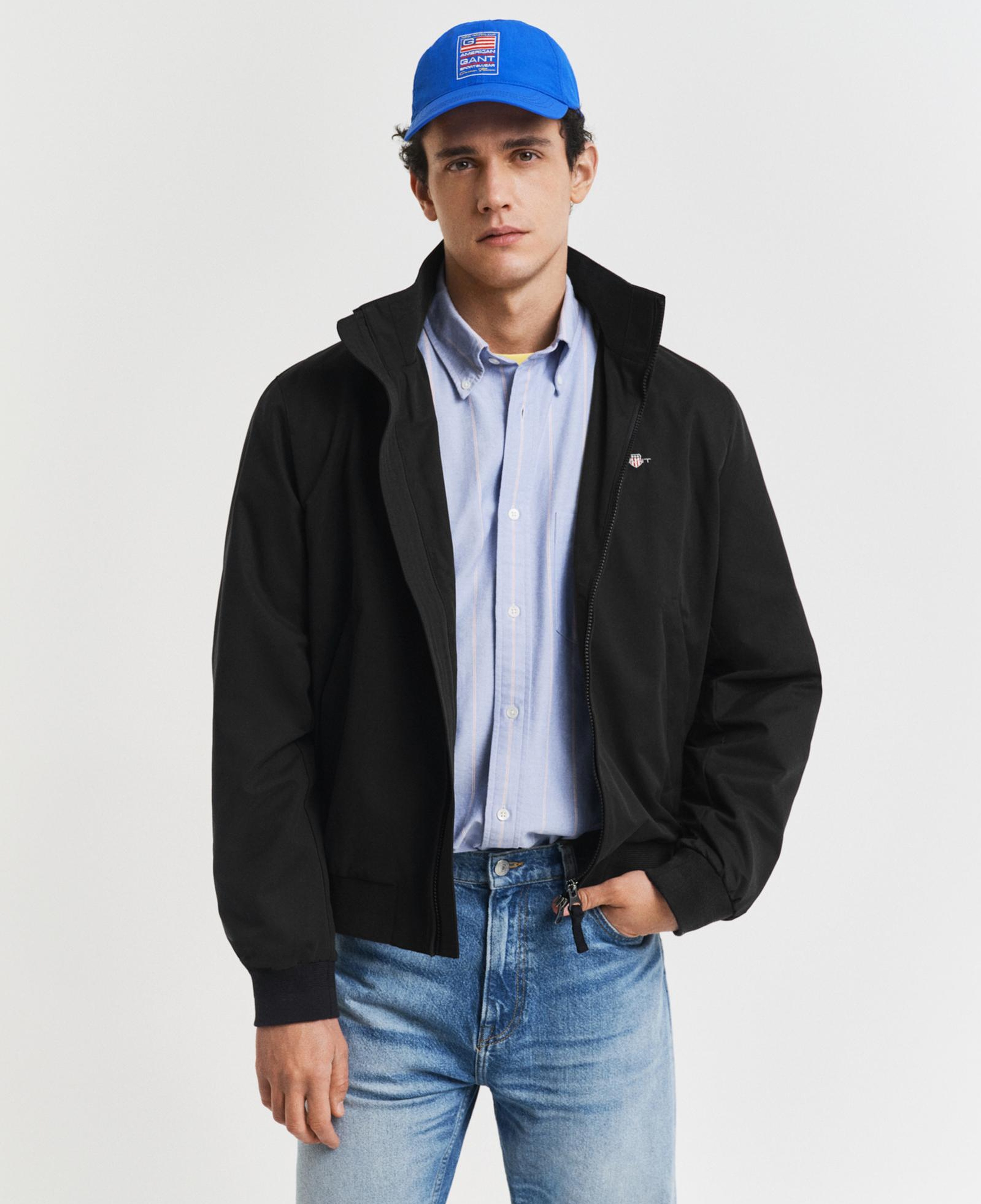 GANT Erkek Siyah Regular Fit Dik Yaka Ceket