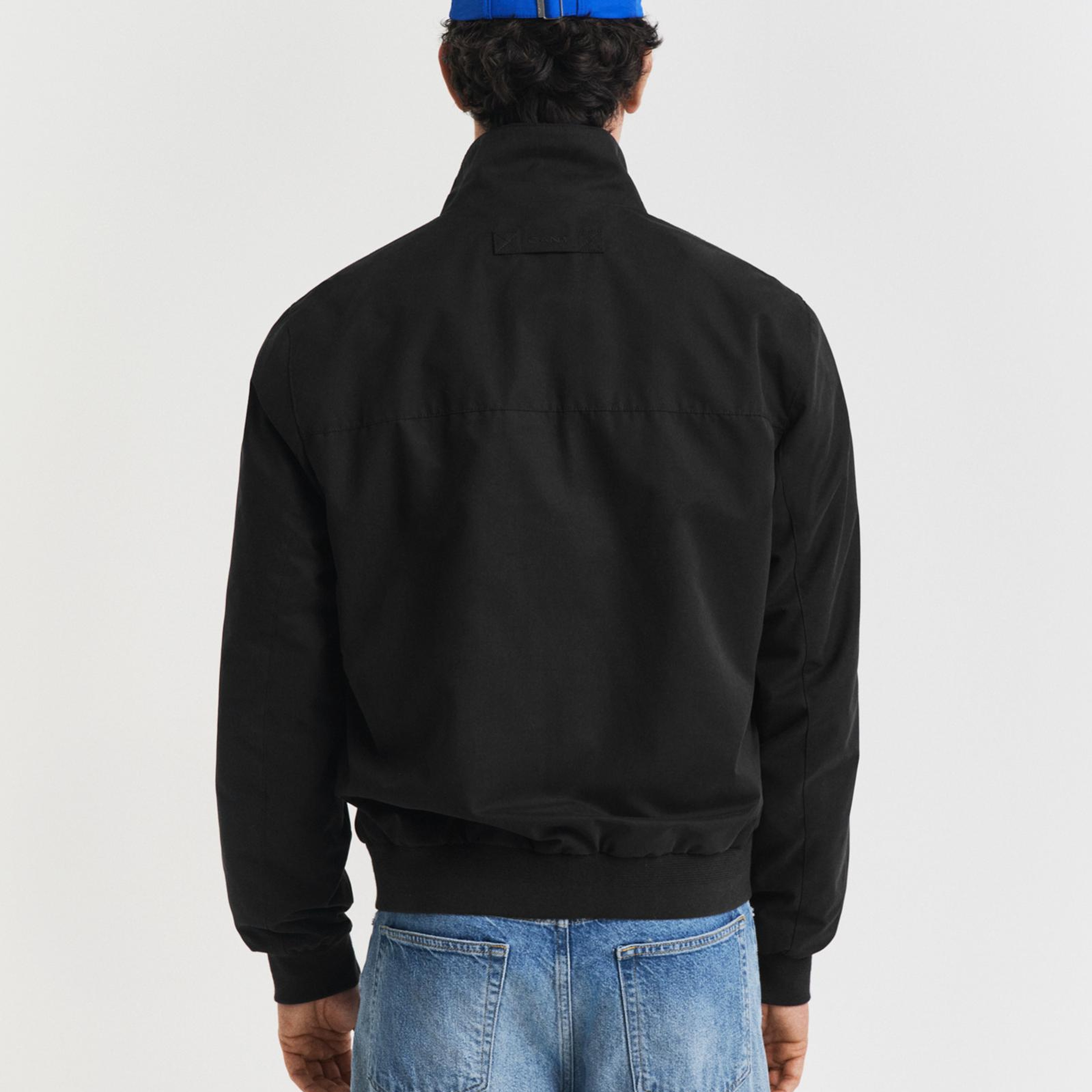 GANT Erkek Siyah Regular Fit Dik Yaka Ceket