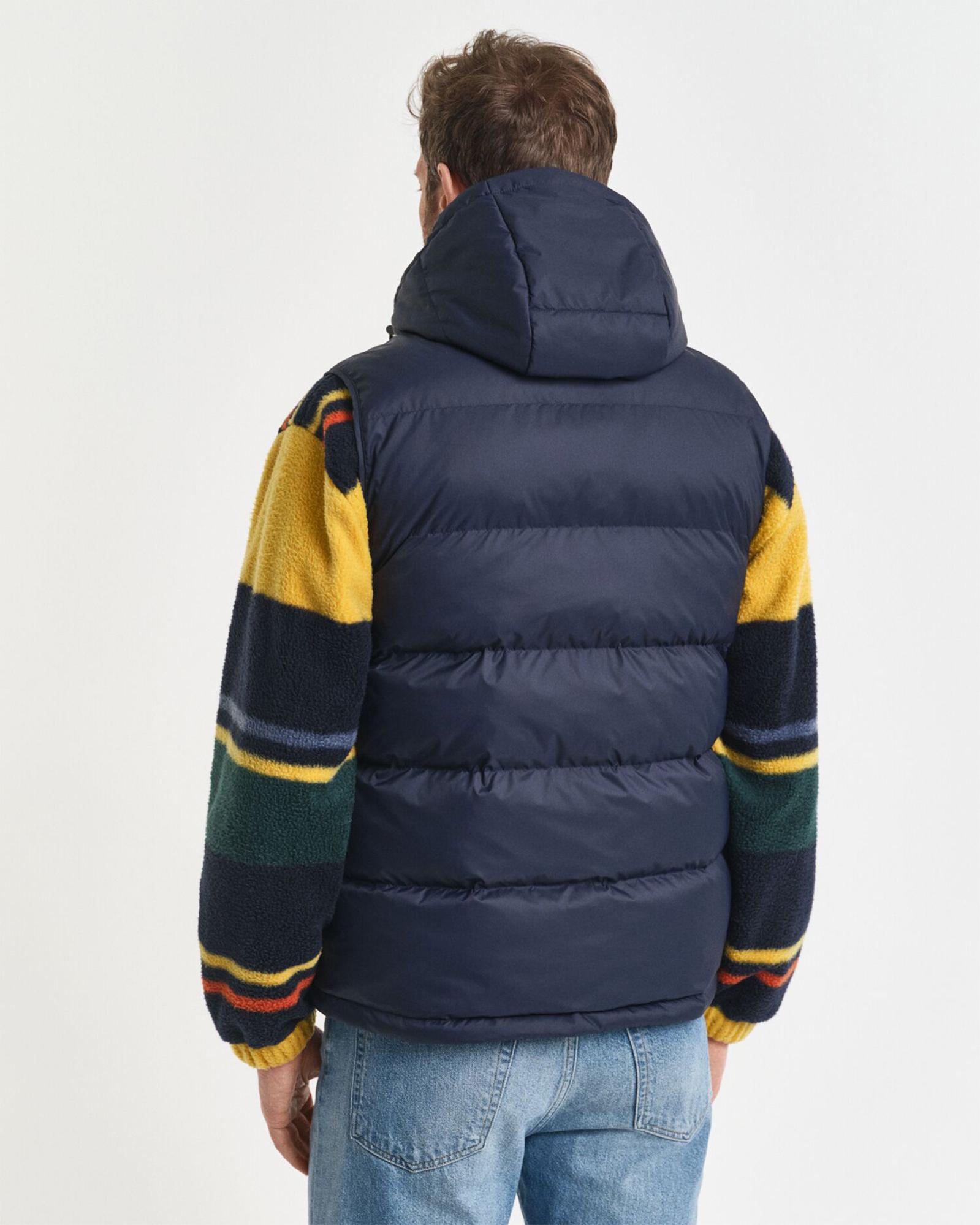 GANT Erkek Lacivert Regular Fit Fermuarlı Yelek