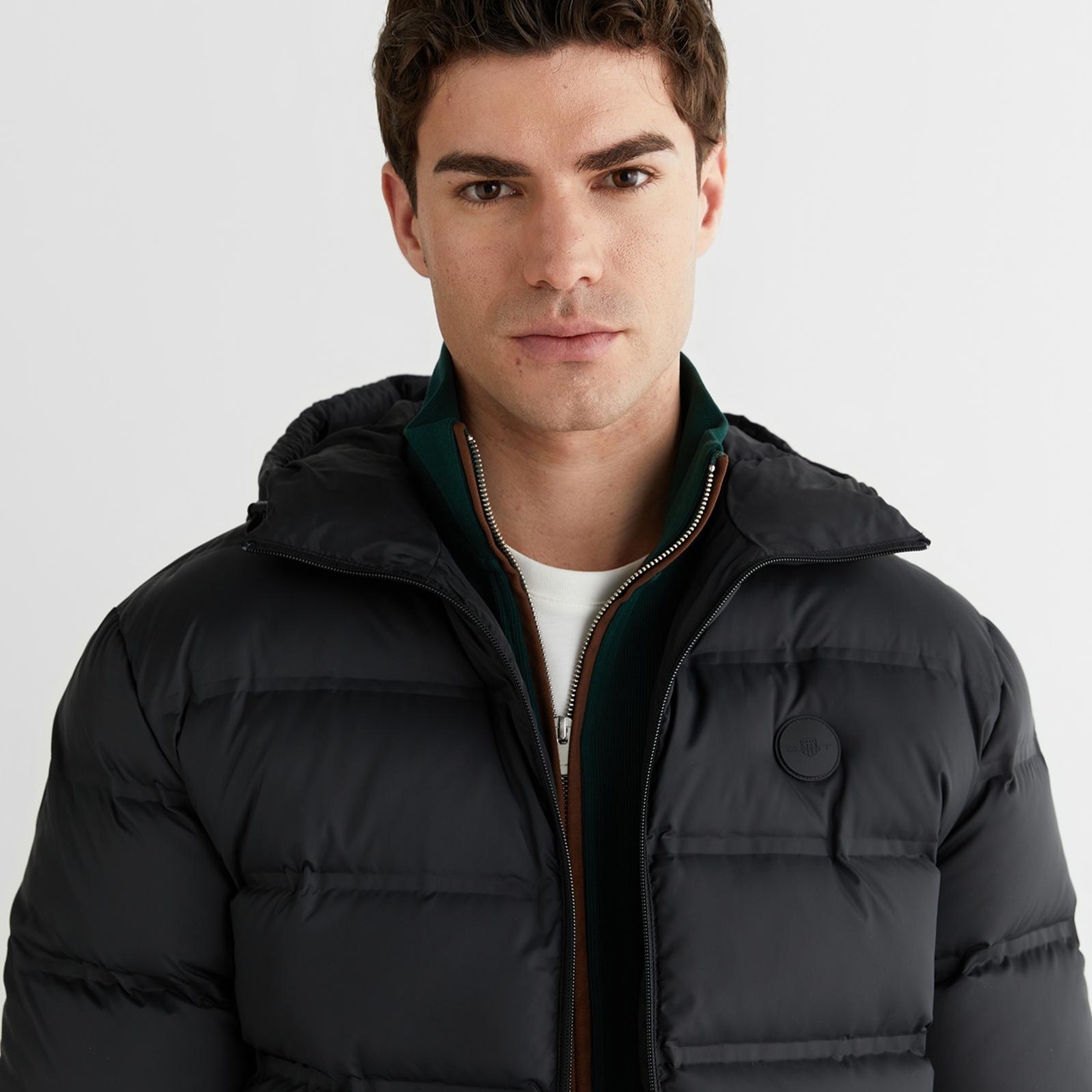 GANT Erkek Siyah Regular Fit Fermuarlı Ceket