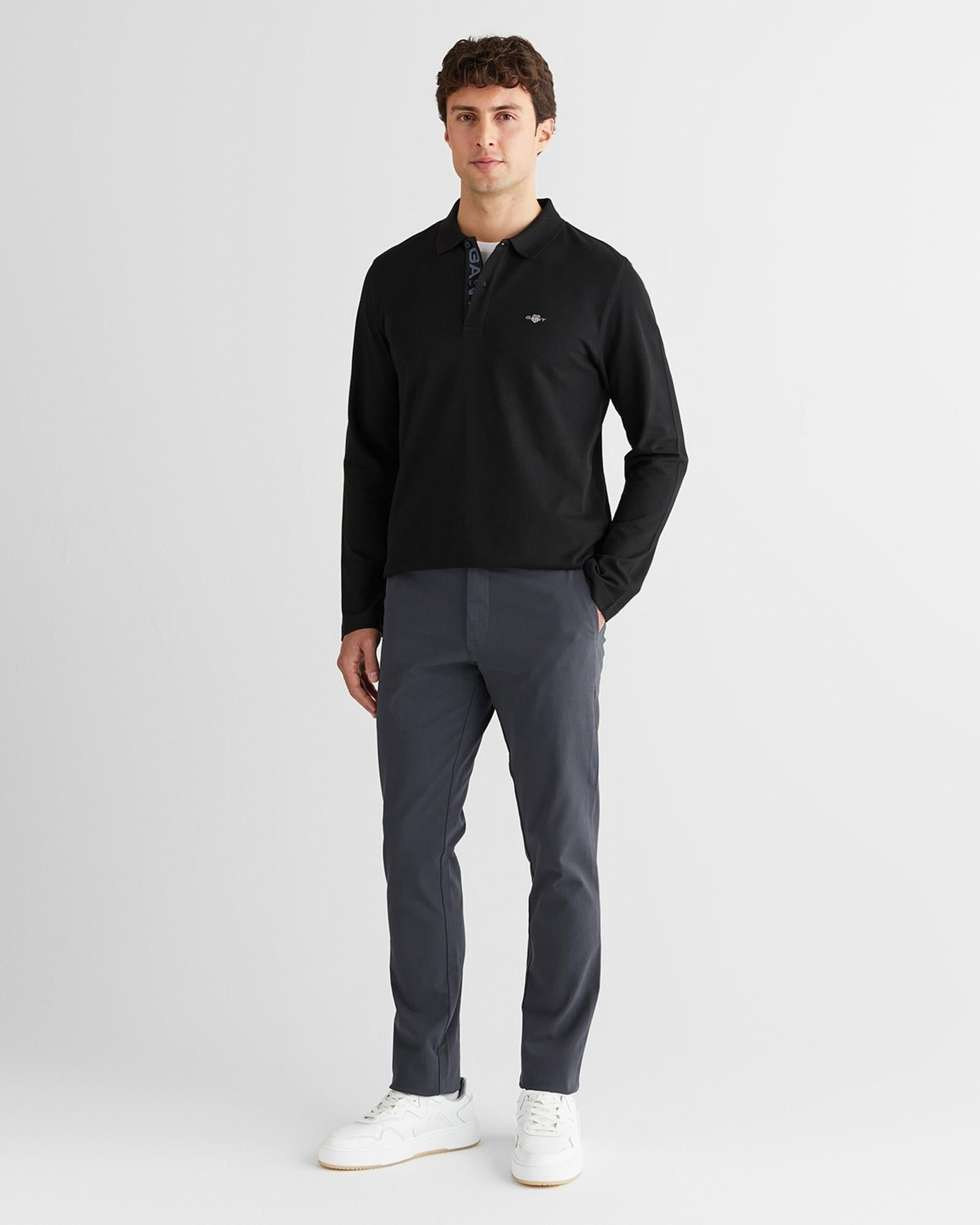 GANT Erkek Gri Slim Fit  Pantolon