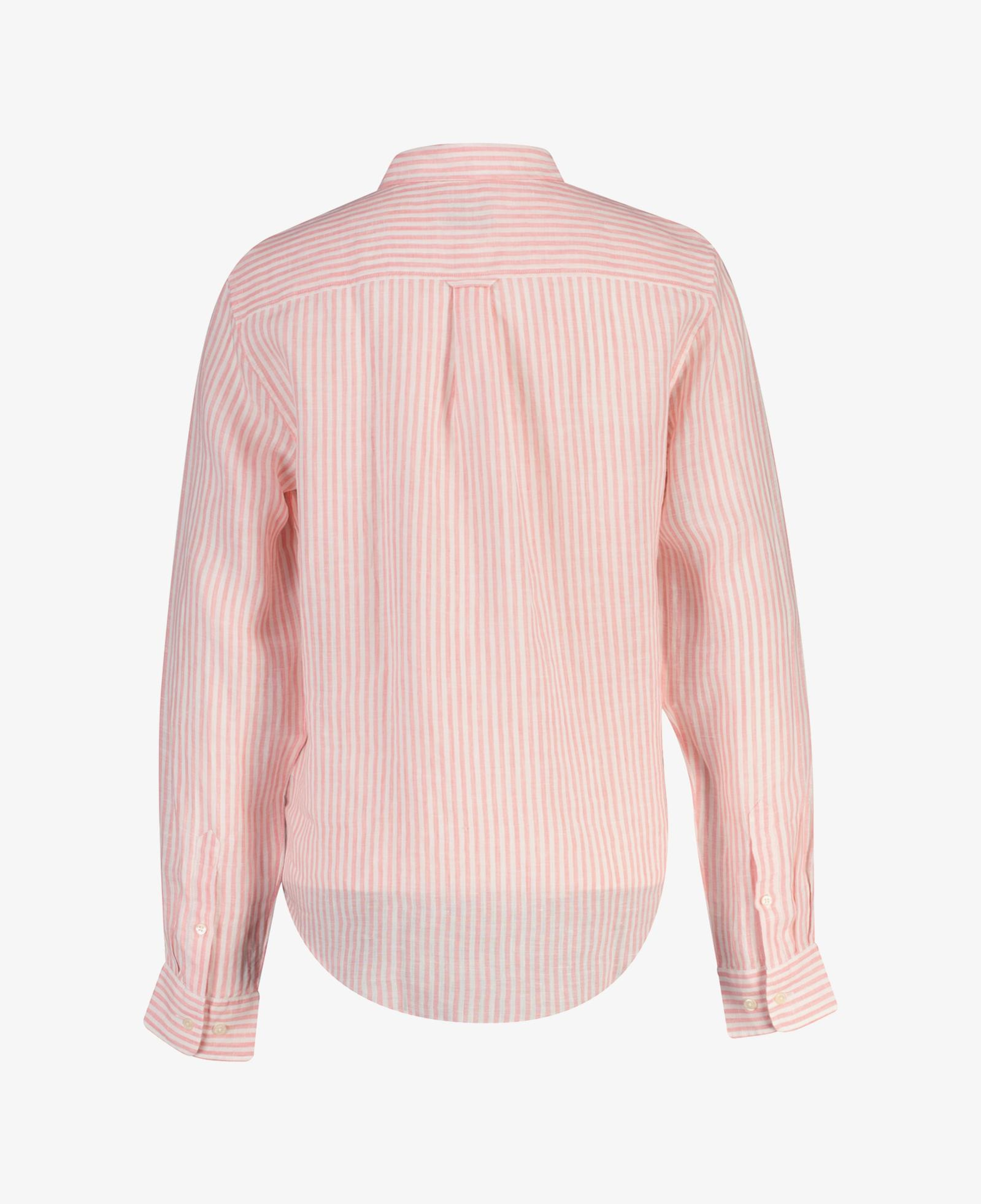 GANT Kadın Pembe Regular Fit Çizgili Gömlek