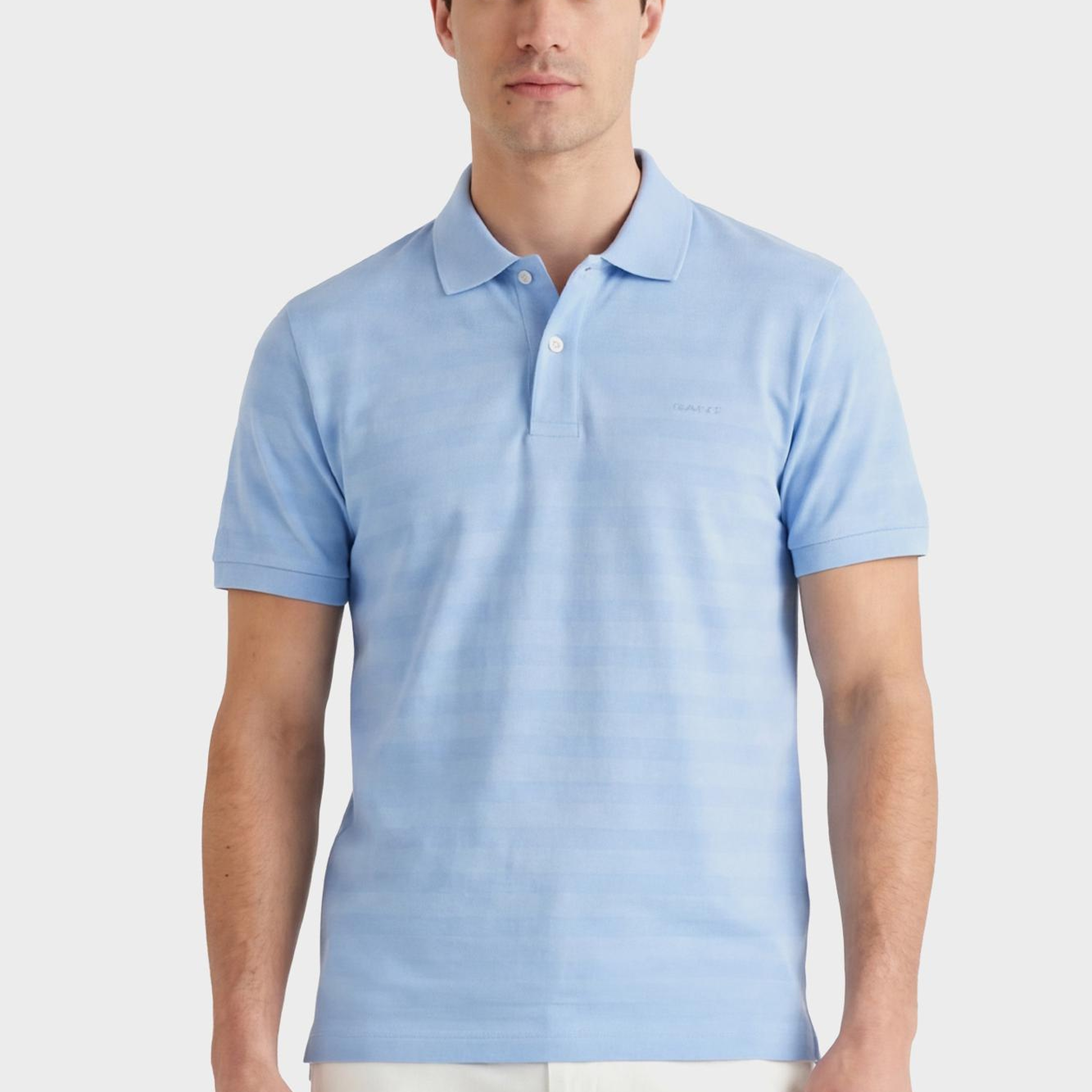 GANT Erkek Mavi Regular Fit Polo Yaka T-Shirt