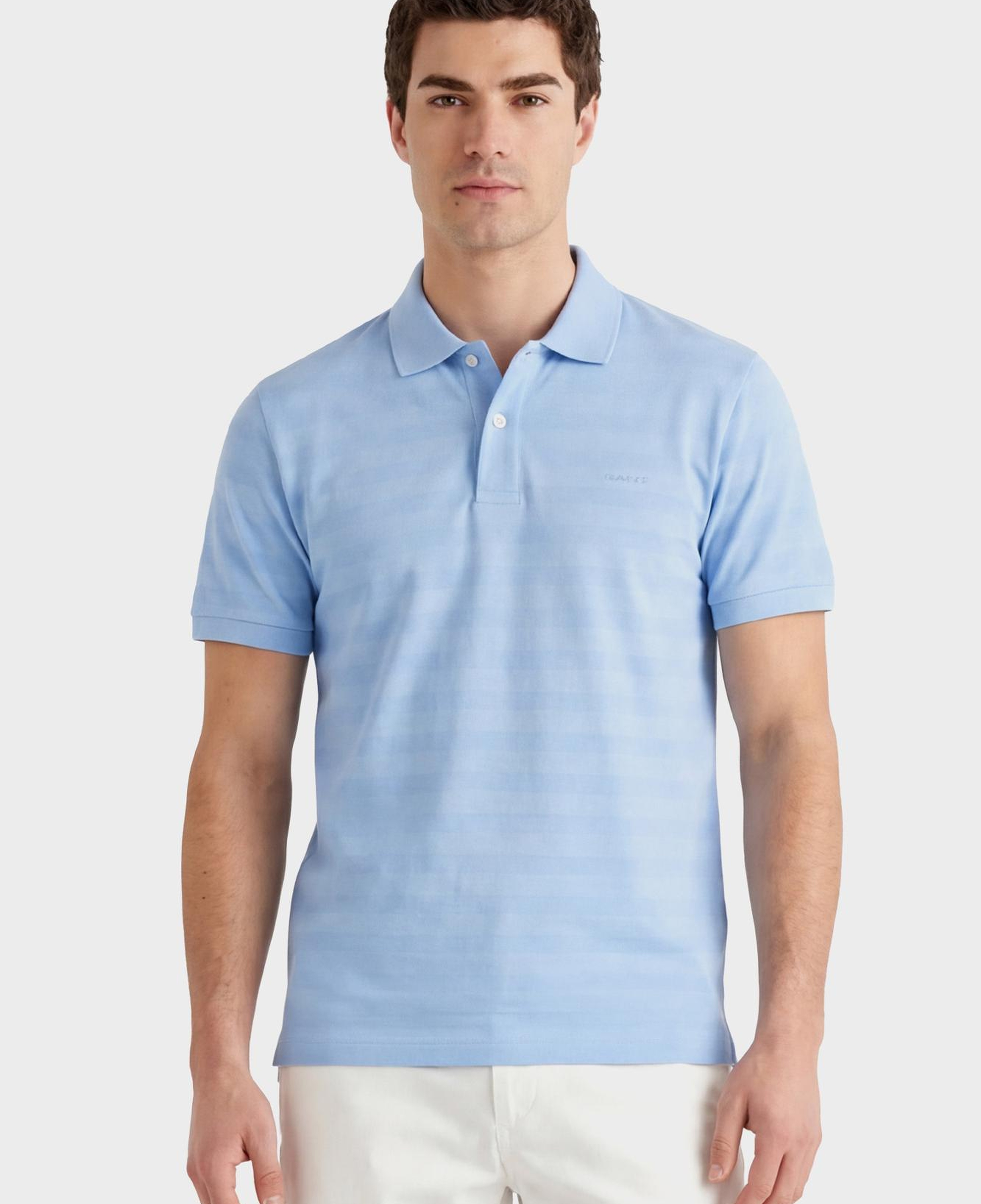 GANT Erkek Mavi Regular Fit Polo Yaka T-Shirt