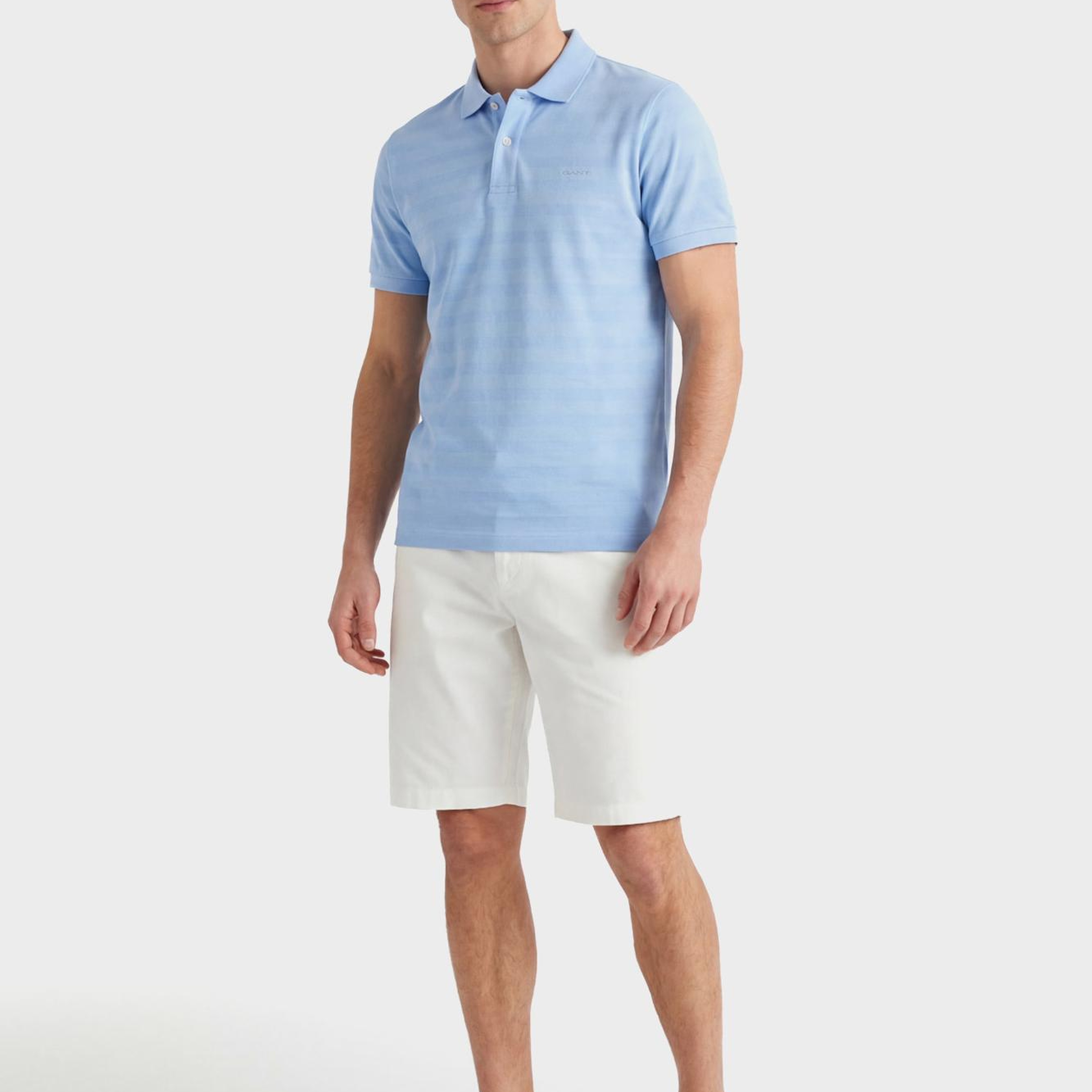 GANT Erkek Mavi Regular Fit Polo Yaka T-Shirt
