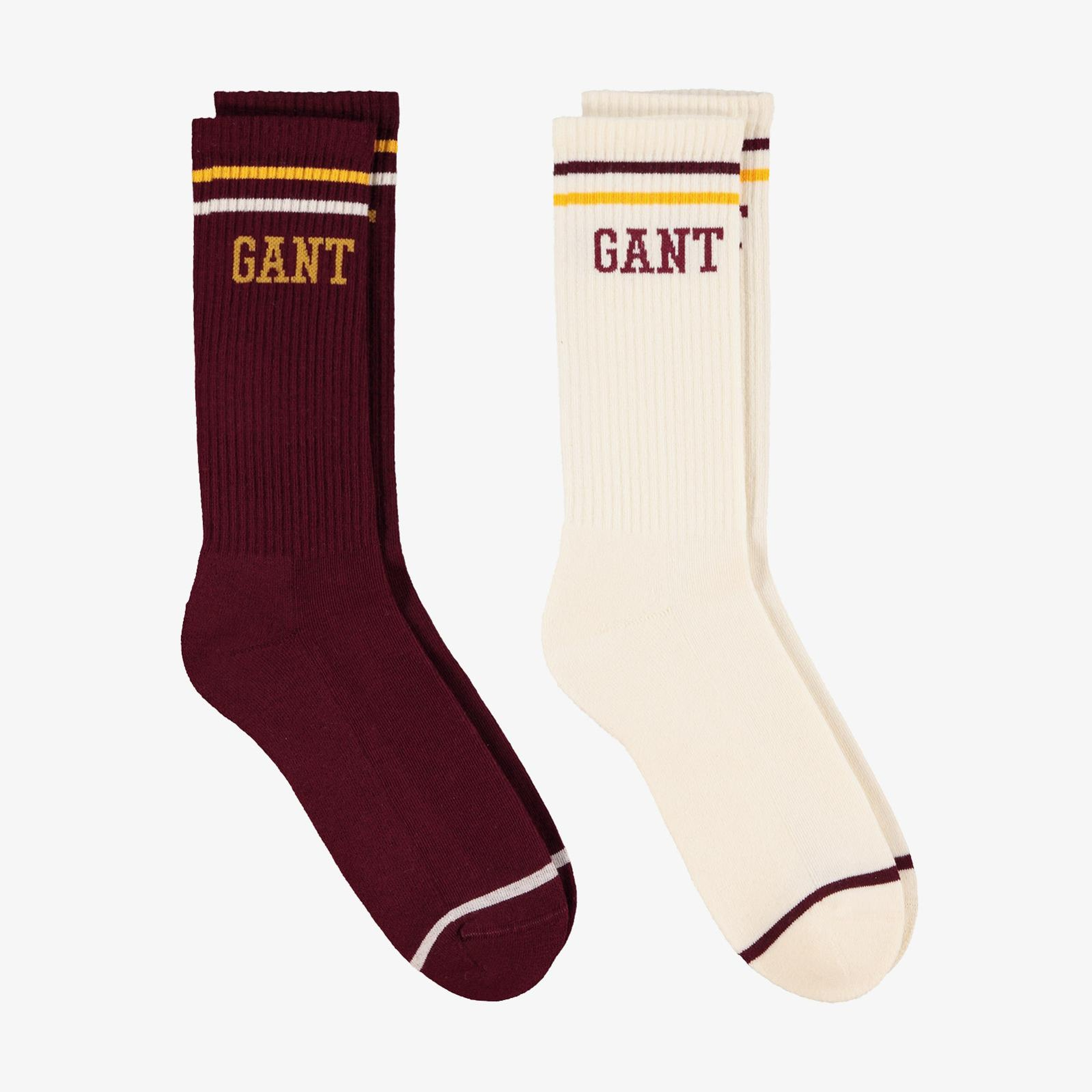 GANT Unisex Bordo Standart 2'li Fit  Çorap