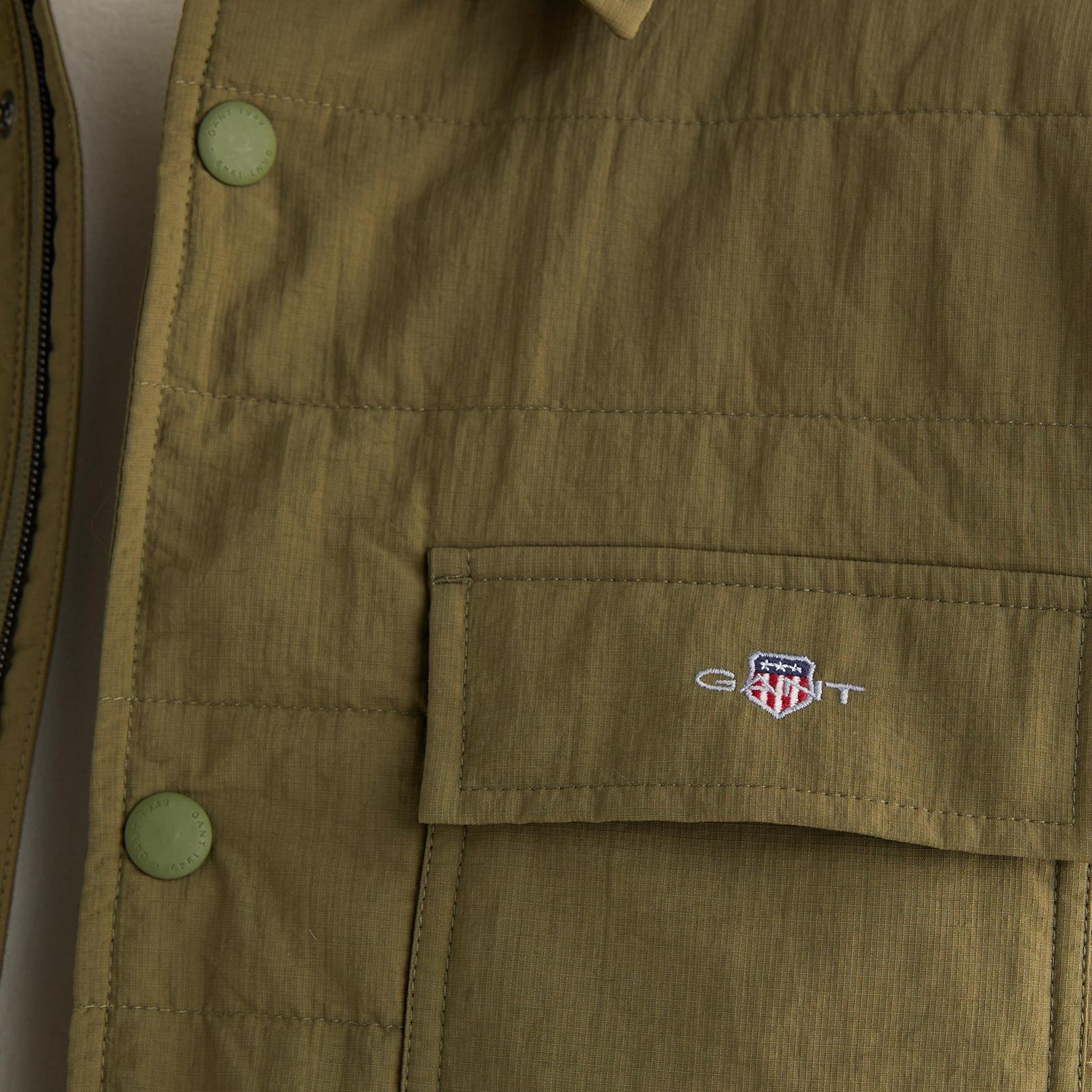 GANT Erkek Haki Standart Fit  Mont