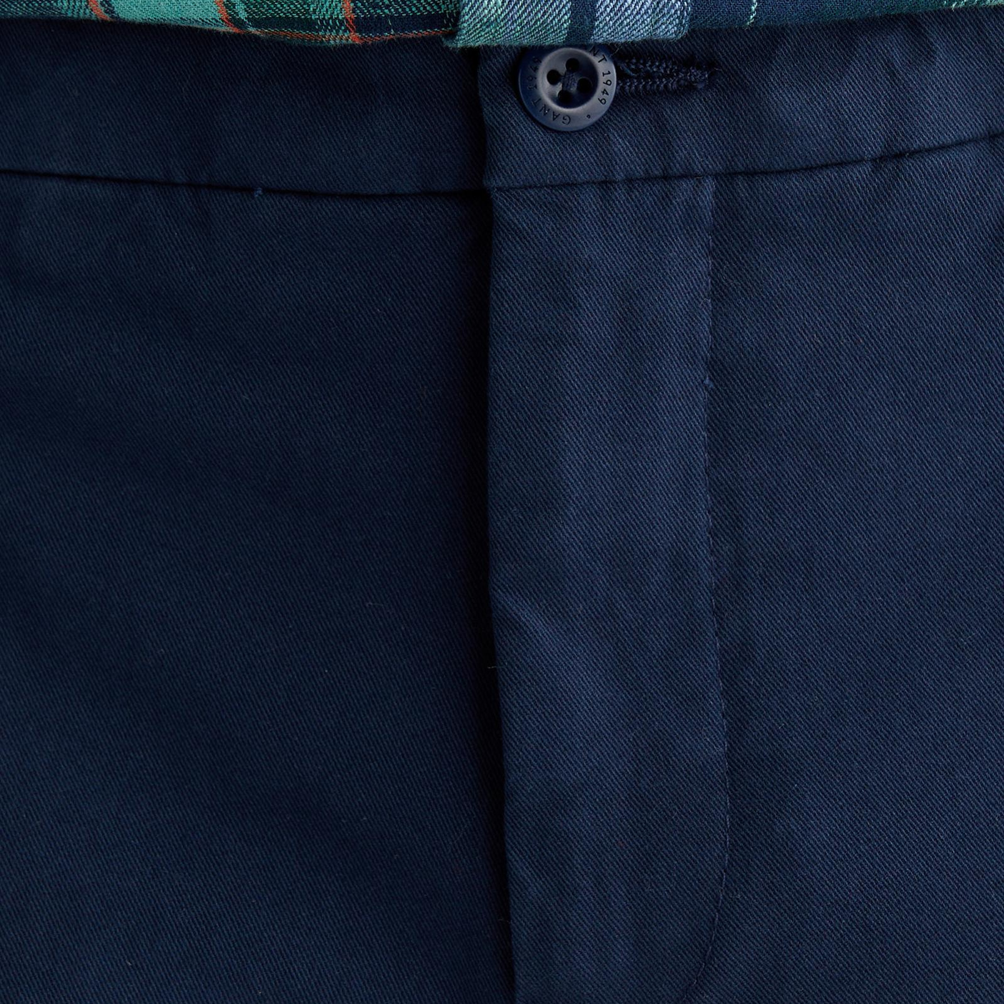 GANT Erkek Mavi Slim Fit  Pantolon