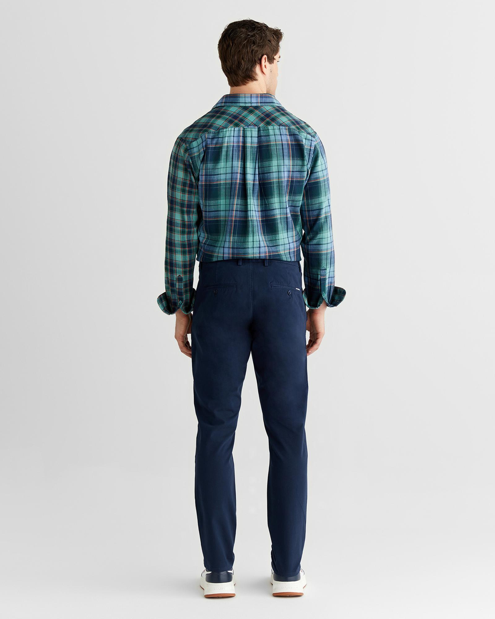GANT Erkek Mavi Slim Fit  Pantolon
