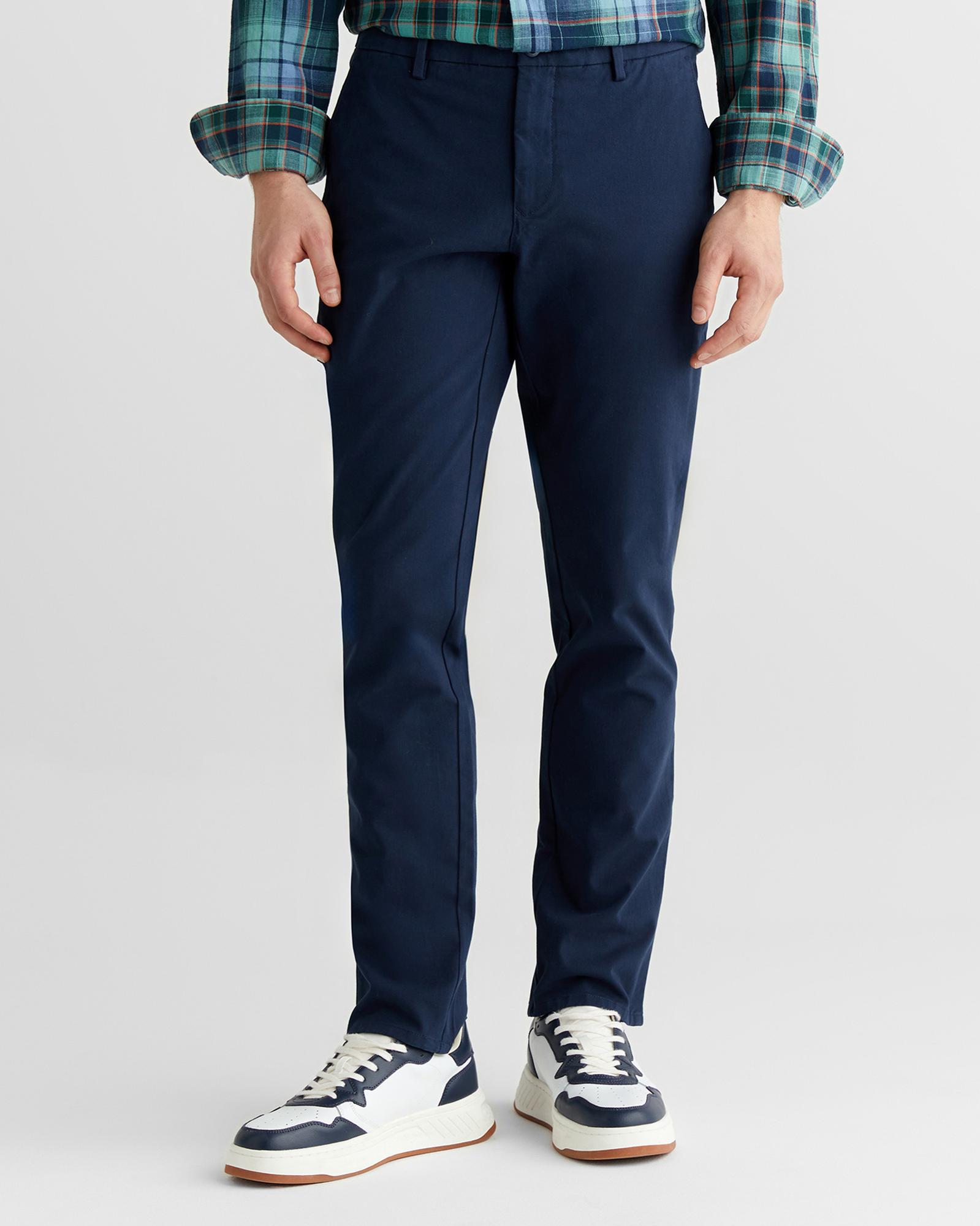GANT Erkek Mavi Slim Fit  Pantolon