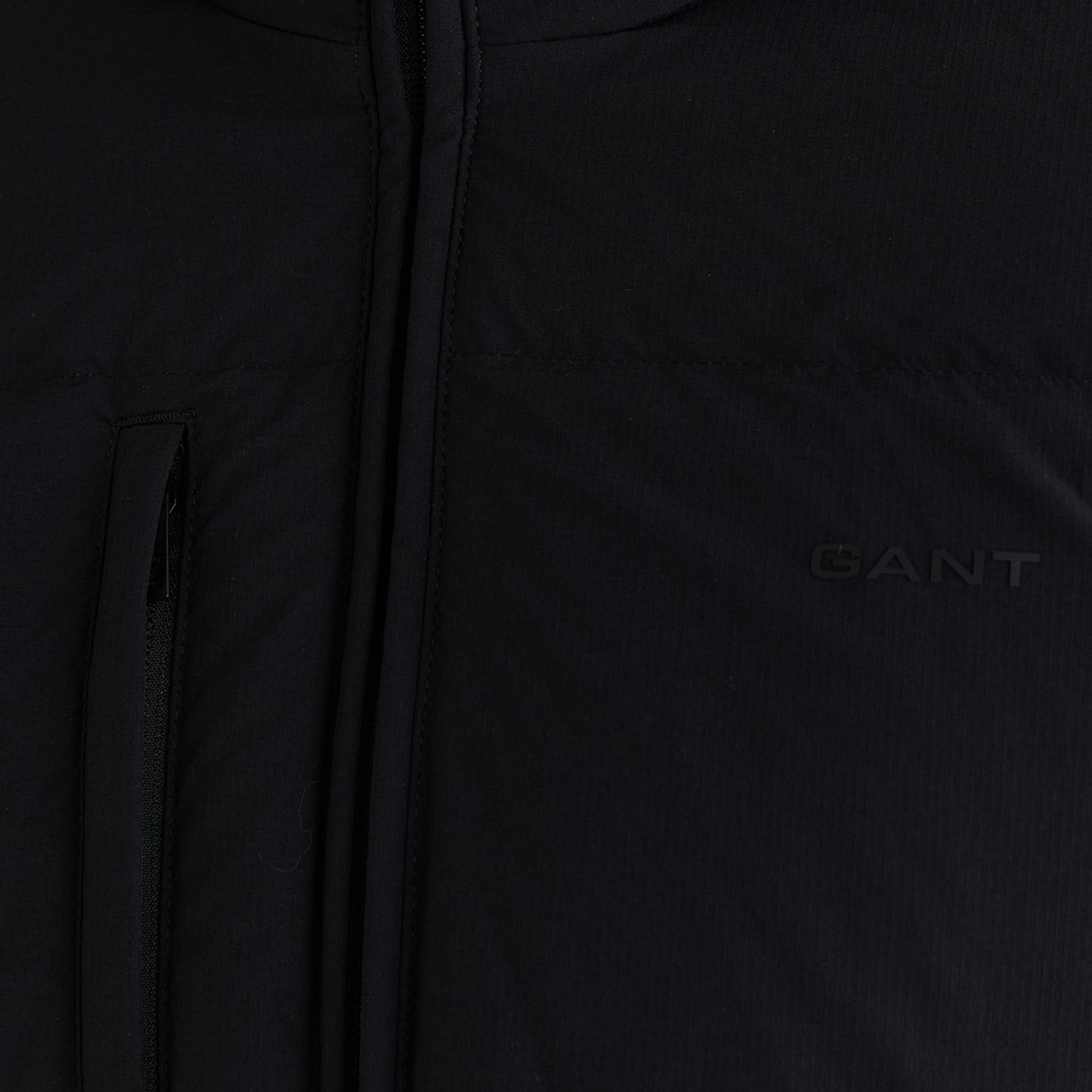 GANT Erkek Siyah Regular Fit Fermuarlı Ceket