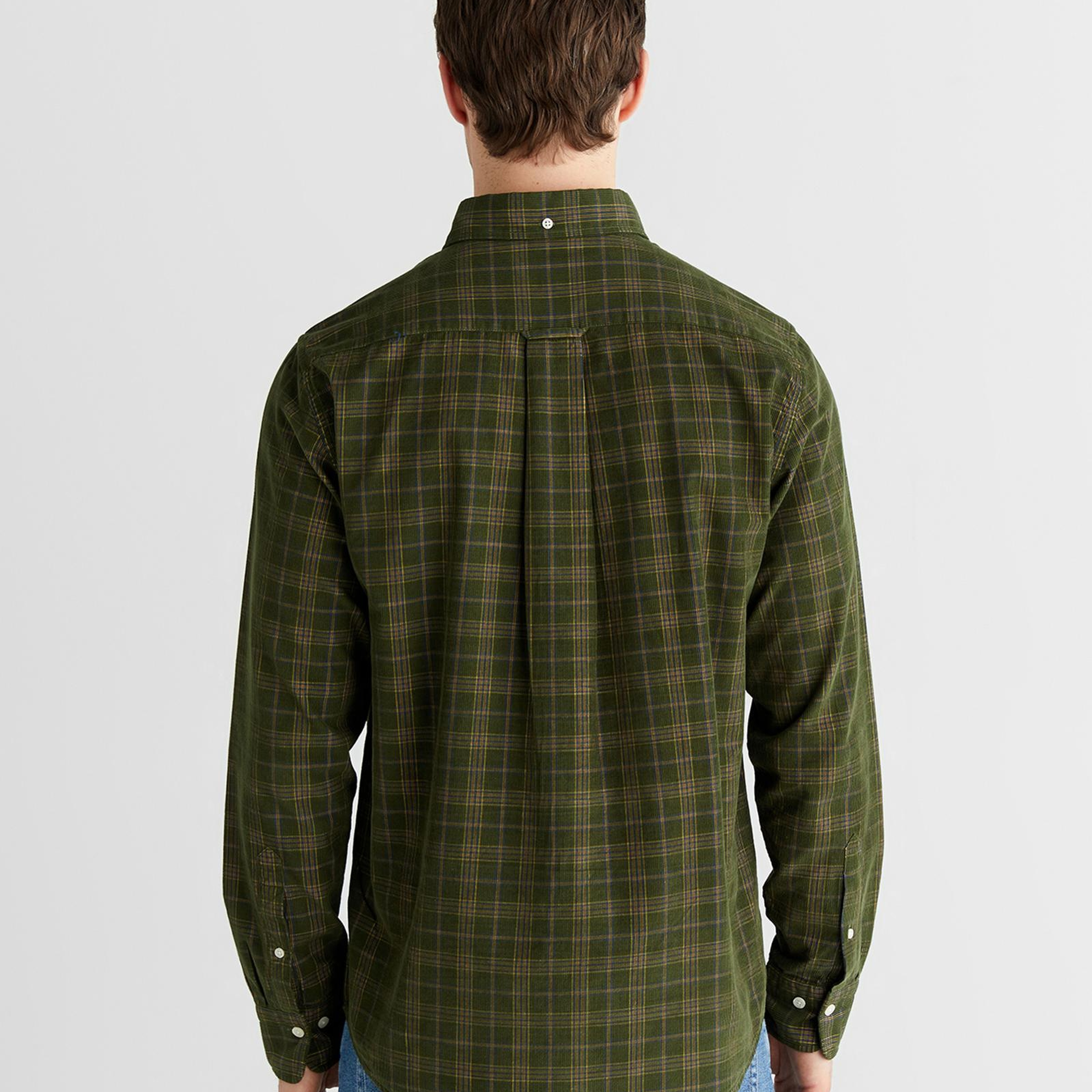 GANT Erkek Yeşil Regular Fit Düğmeli Gömlek