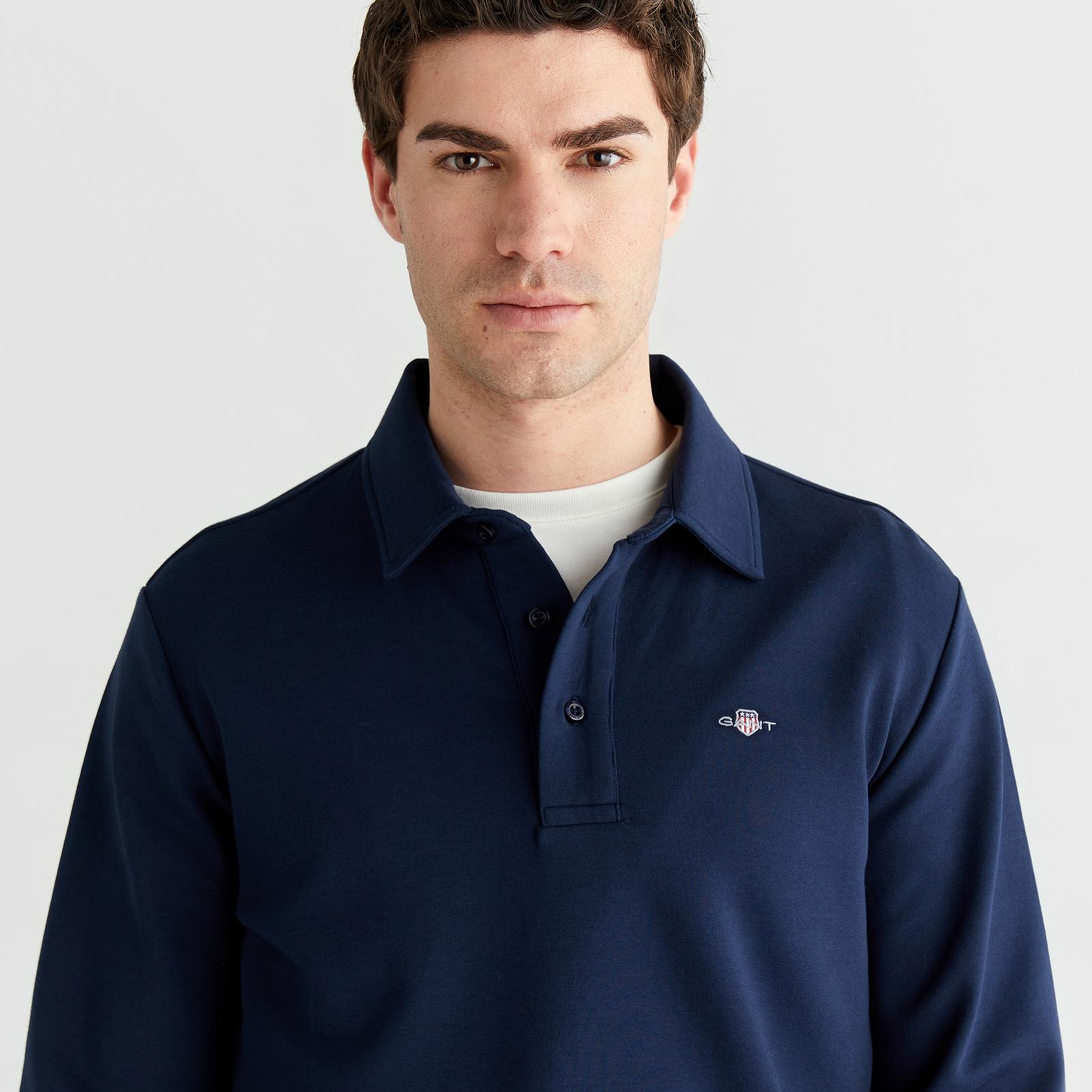GANT Erkek Lacivert Regular Fit Polo Yaka Polo