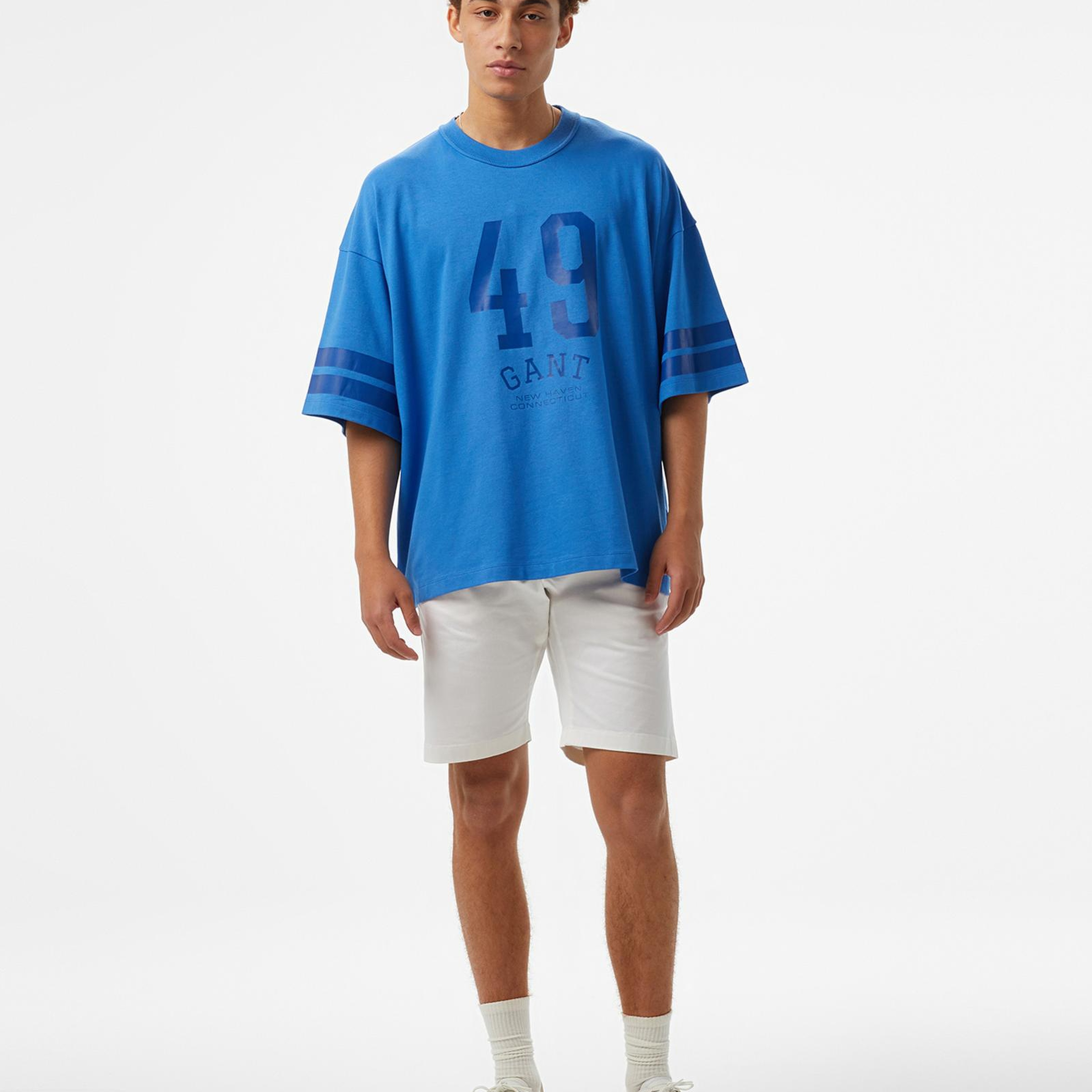 GANT Erkek Mavi T-Shirt